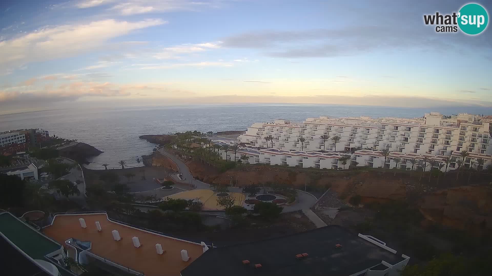 Spletna kamera v živo Las Galgas plaža – Playa Paraiso – otok La Gomera – Costa Adeje – Tenerife