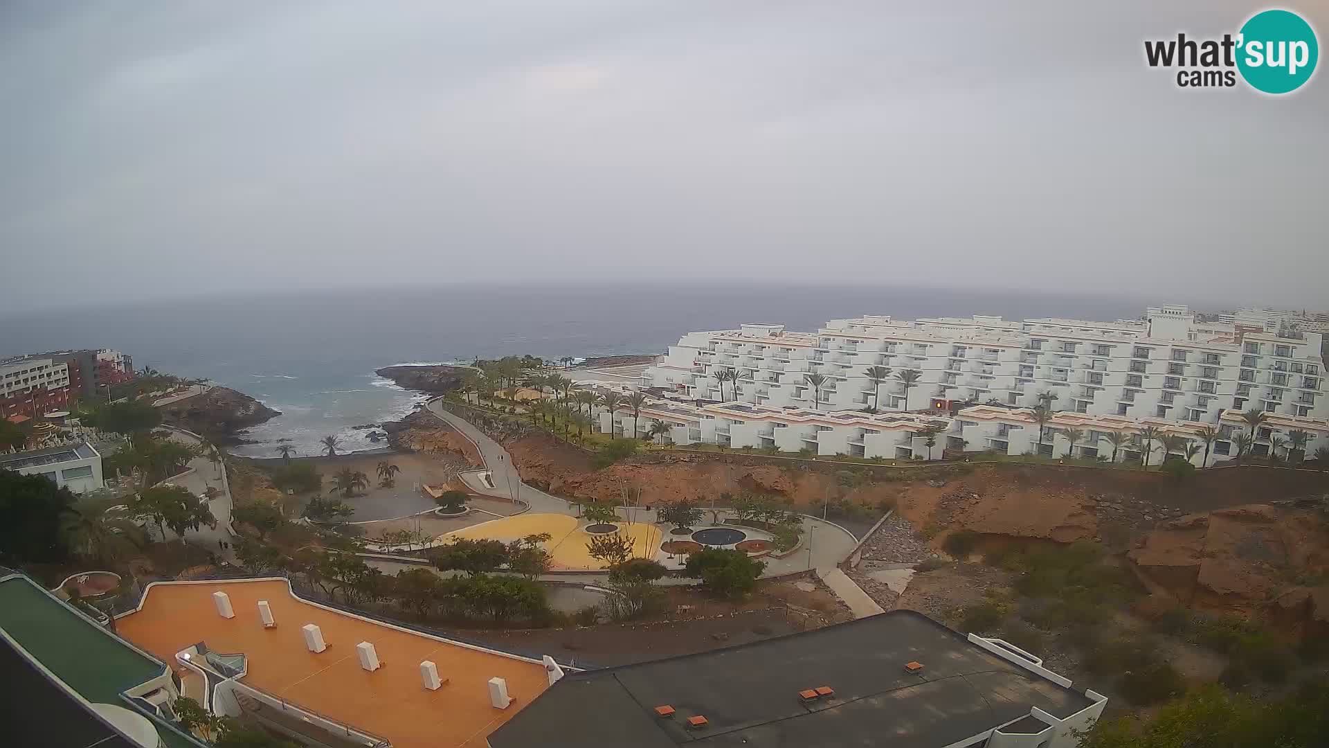 Live webcam Playa de Las Galgas – Playa Paraiso – La Gomera island – Adeje – Tenerife