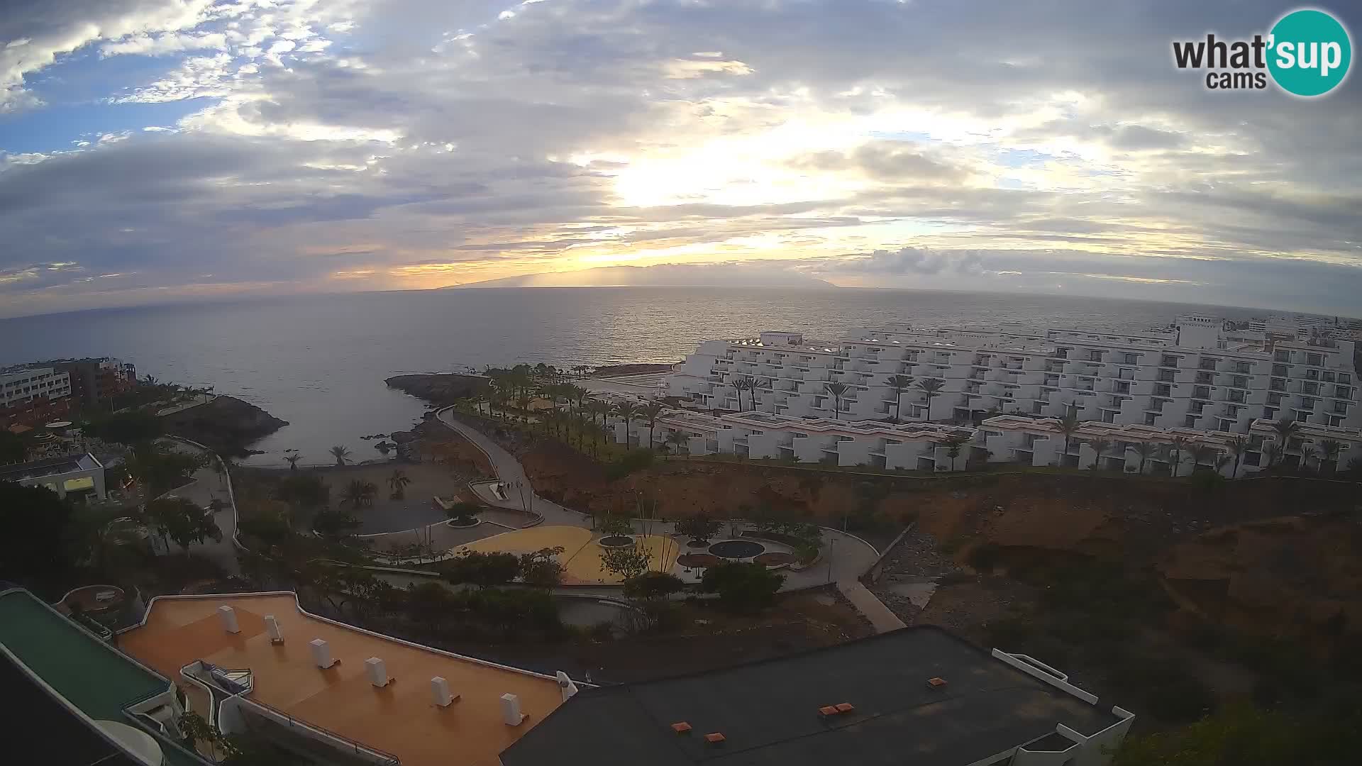 Spletna kamera v živo Las Galgas plaža – Playa Paraiso – otok La Gomera – Costa Adeje – Tenerife