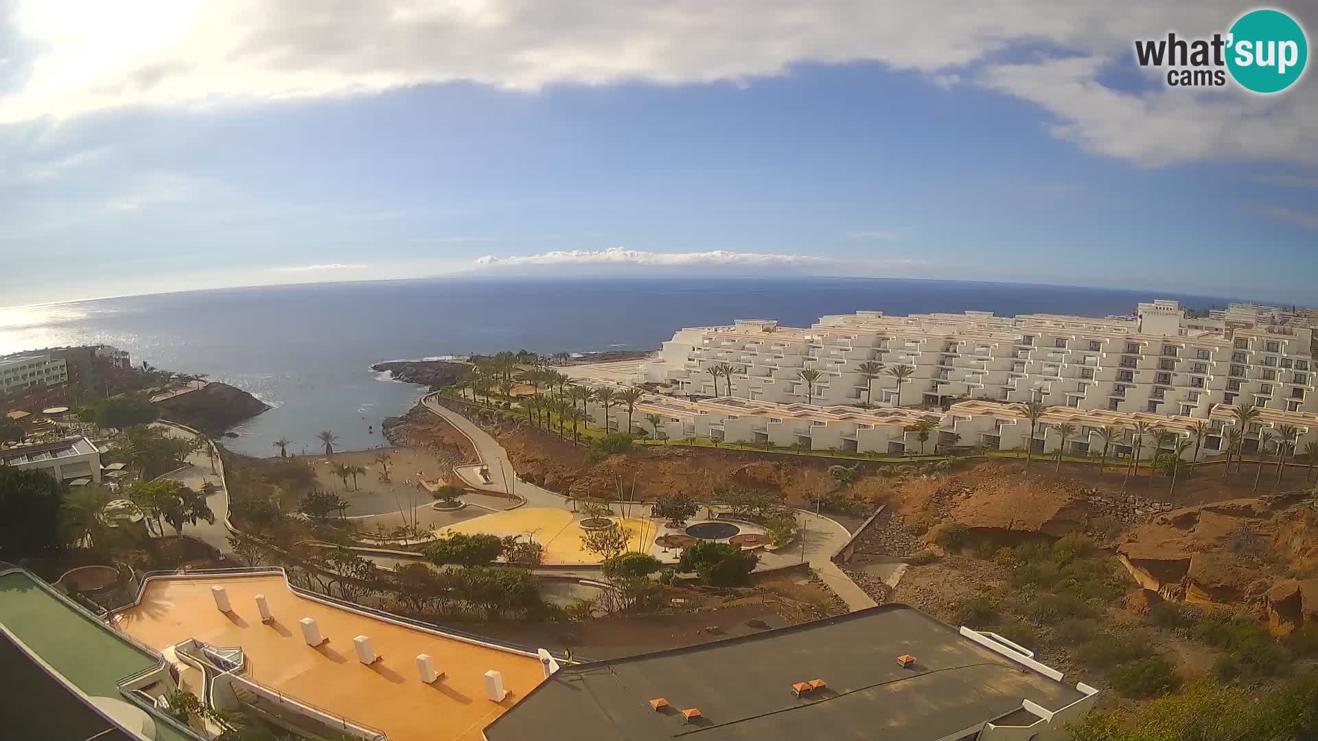 Webcam en vivo Playa de Las Galgas – Playa Paraíso – Isla de La Gomera – Costa Adeje – Tenerife