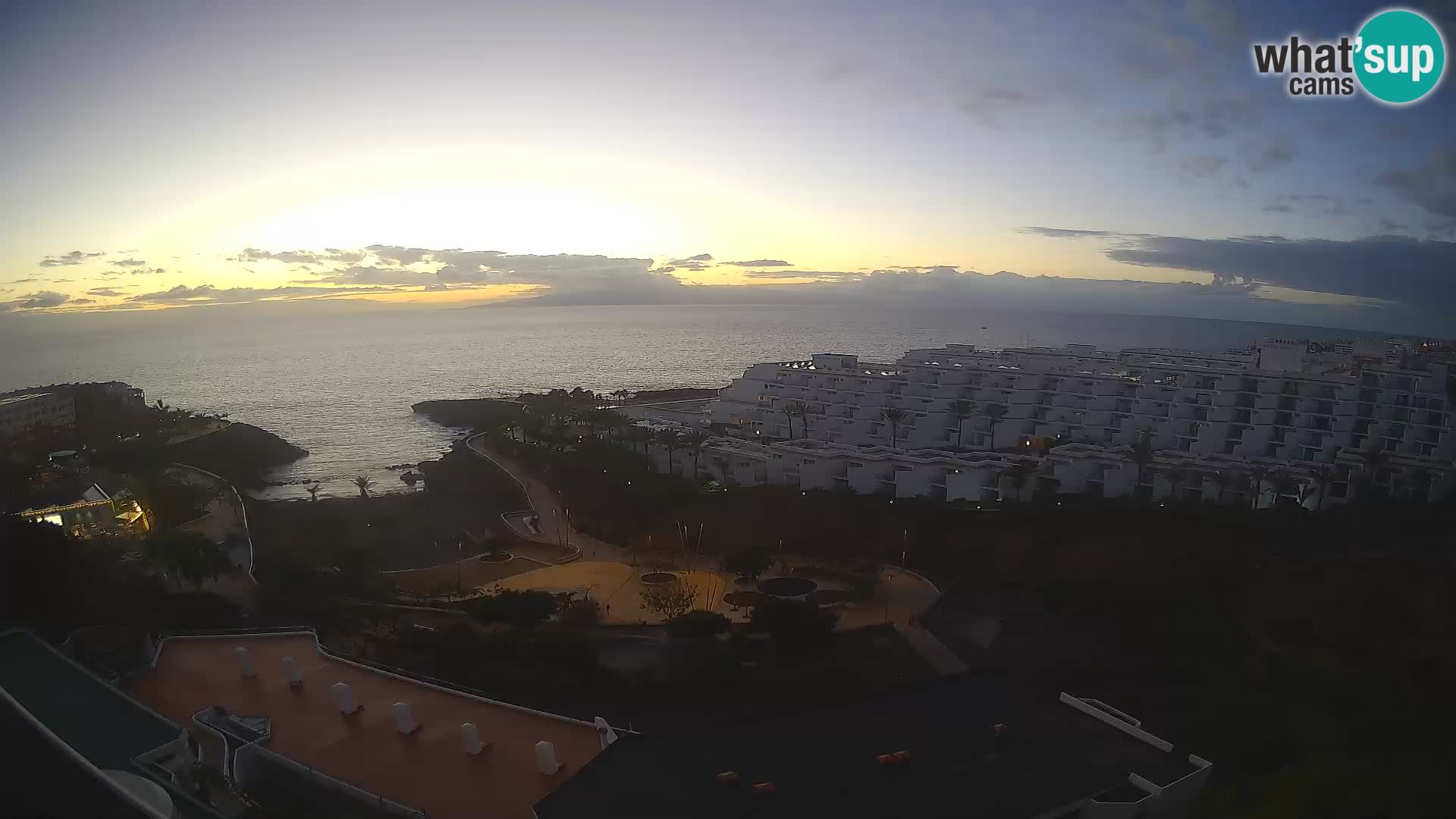 Spletna kamera v živo Las Galgas plaža – Playa Paraiso – otok La Gomera – Costa Adeje – Tenerife