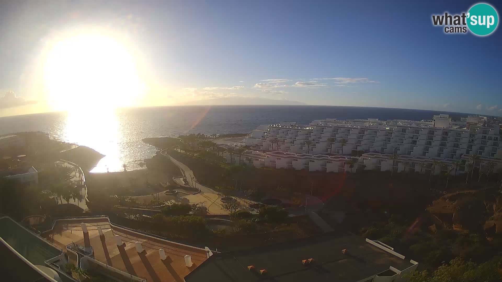 Spletna kamera v živo Las Galgas plaža – Playa Paraiso – otok La Gomera – Costa Adeje – Tenerife