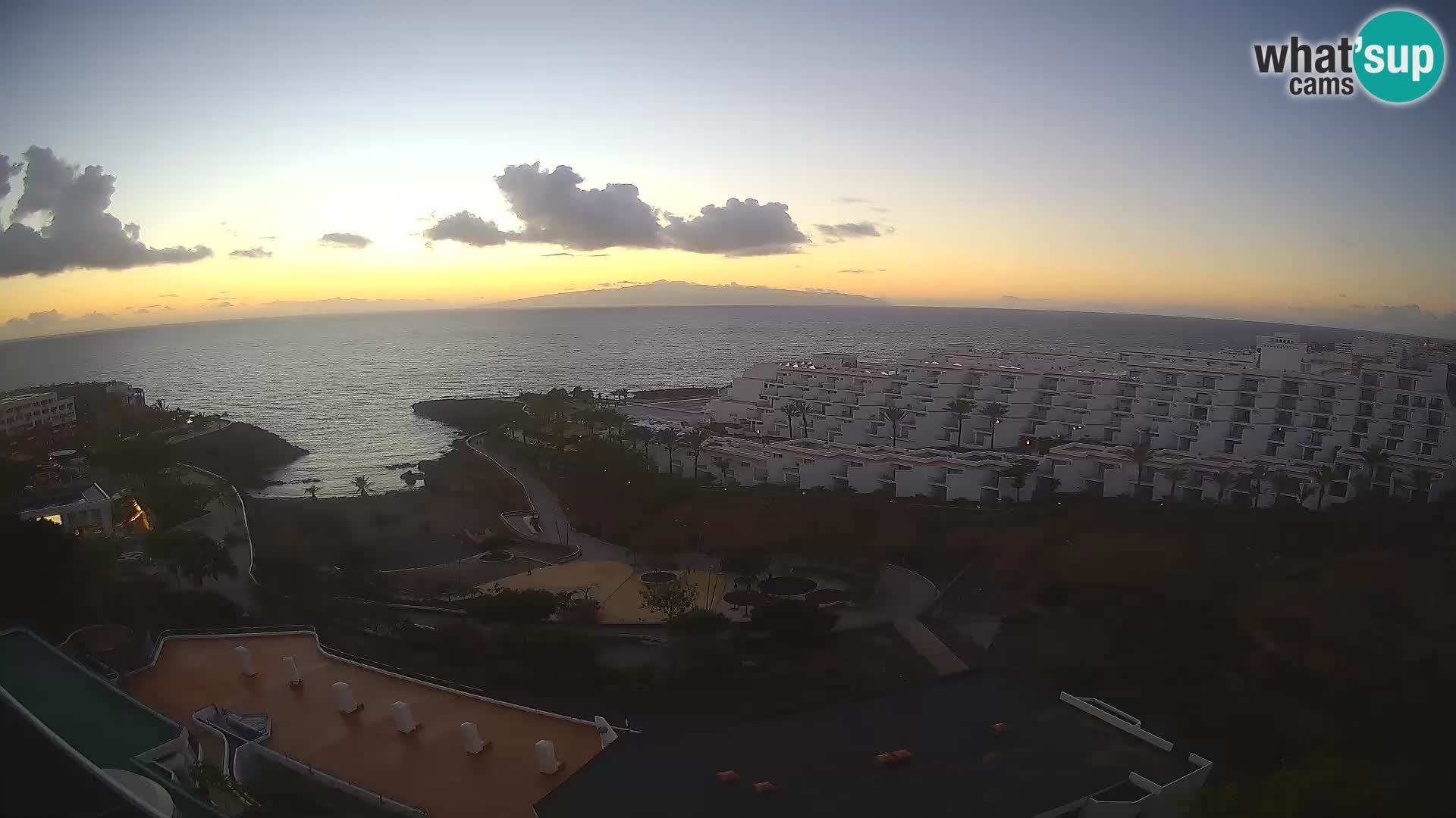 Spletna kamera v živo Las Galgas plaža – Playa Paraiso – otok La Gomera – Costa Adeje – Tenerife