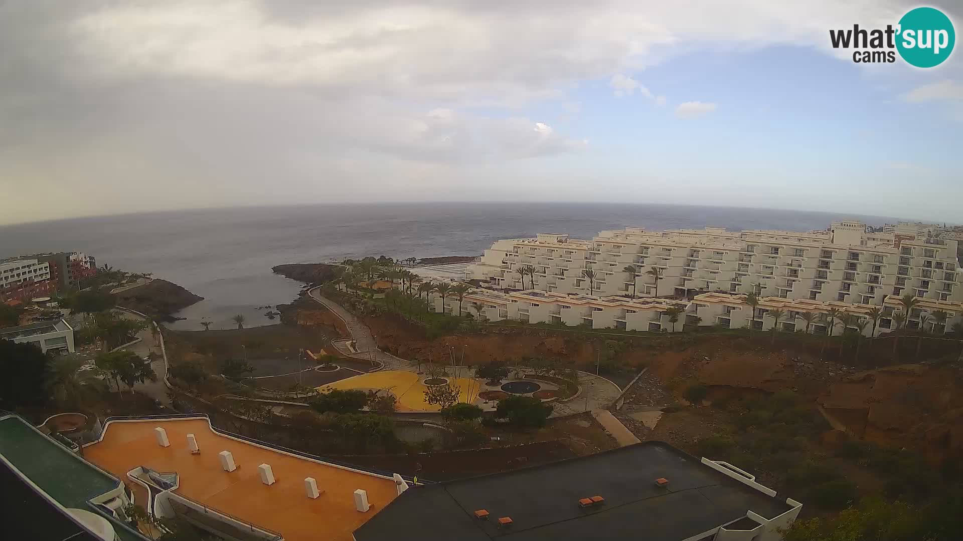 Spletna kamera v živo Las Galgas plaža – Playa Paraiso – otok La Gomera – Costa Adeje – Tenerife