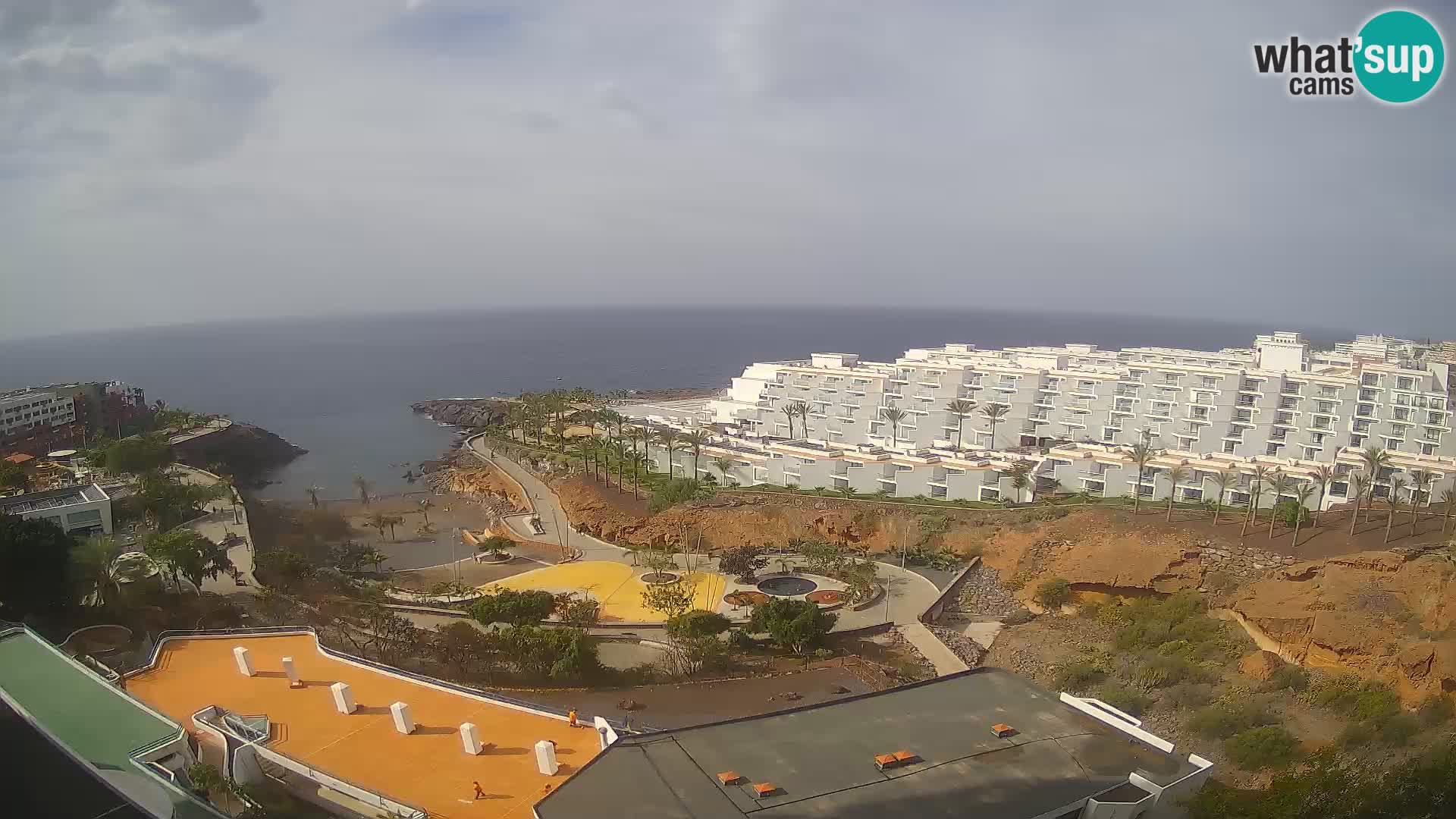 Spletna kamera v živo Las Galgas plaža – Playa Paraiso – otok La Gomera – Costa Adeje – Tenerife