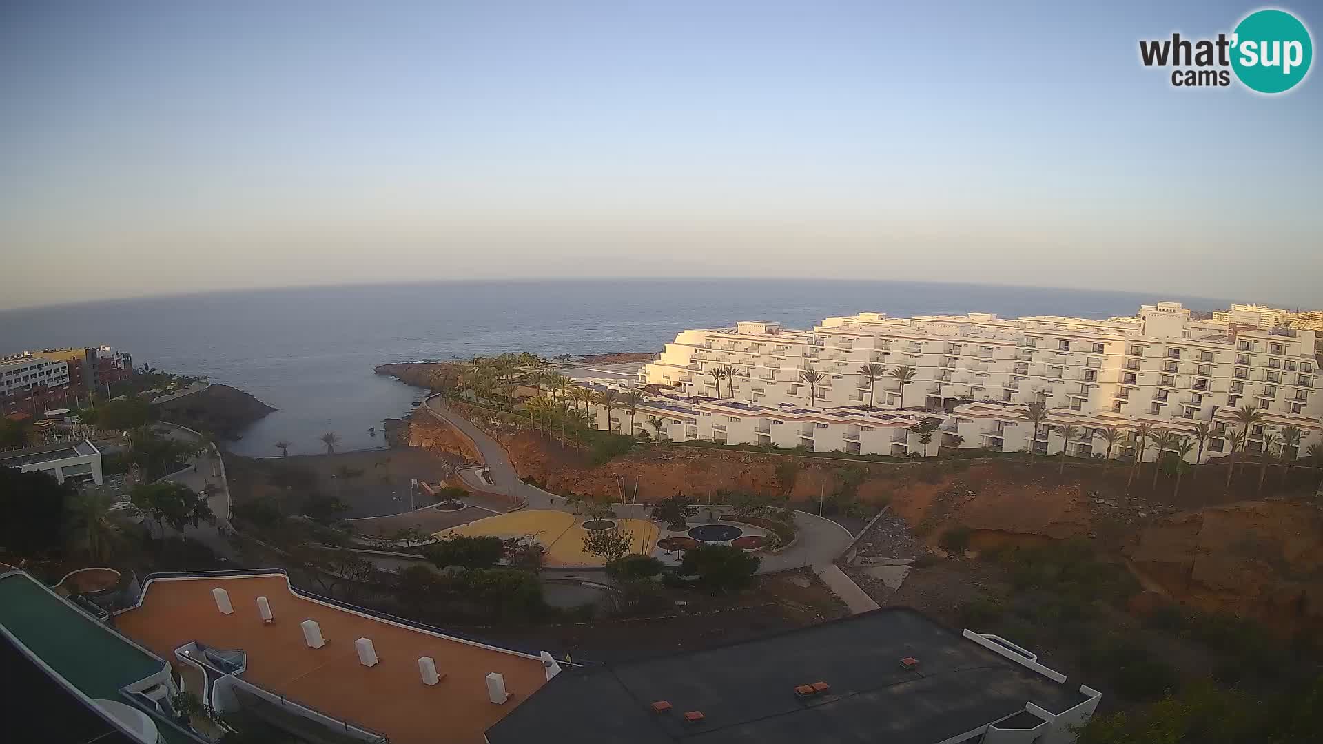 Spletna kamera v živo Las Galgas plaža – Playa Paraiso – otok La Gomera – Costa Adeje – Tenerife