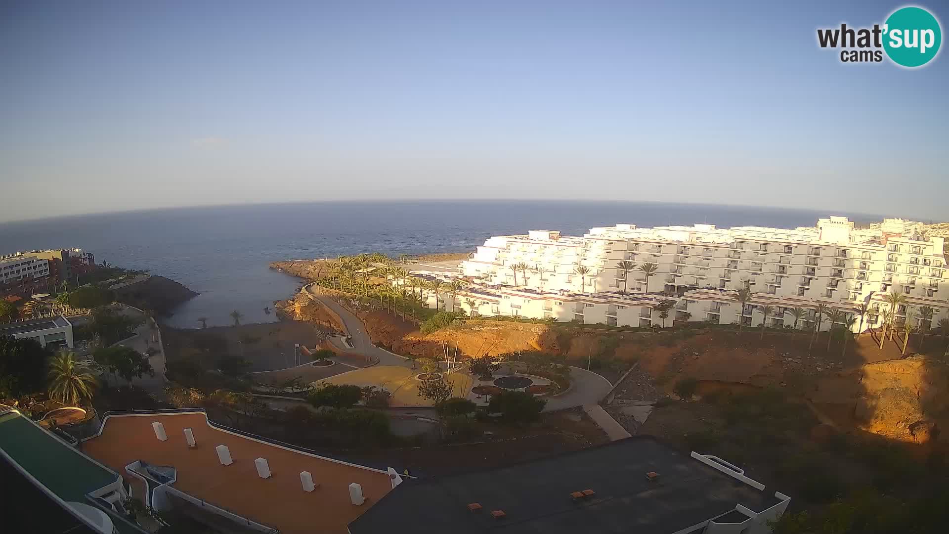 Spletna kamera v živo Las Galgas plaža – Playa Paraiso – otok La Gomera – Costa Adeje – Tenerife