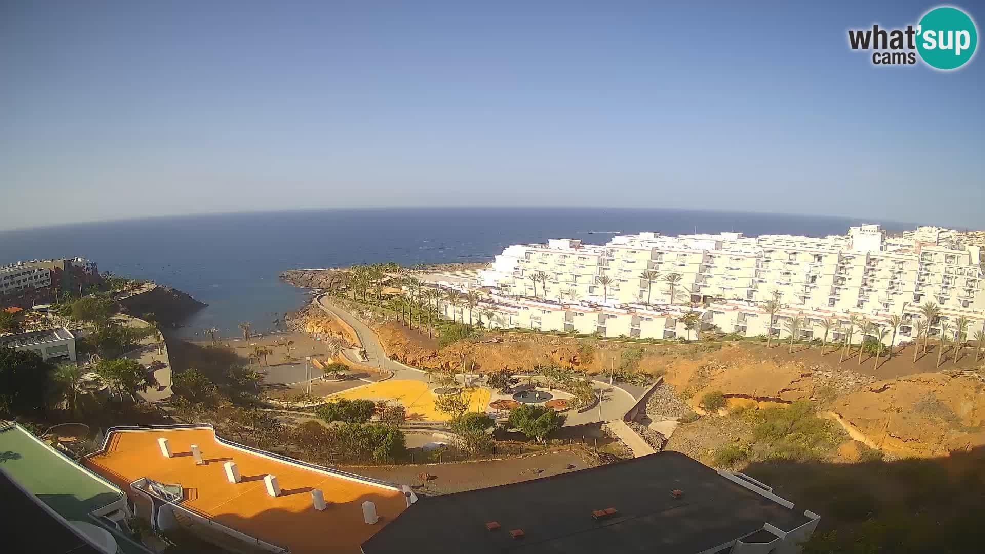 Webcam en vivo Playa de Las Galgas – Playa Paraíso – Isla de La Gomera – Costa Adeje – Tenerife