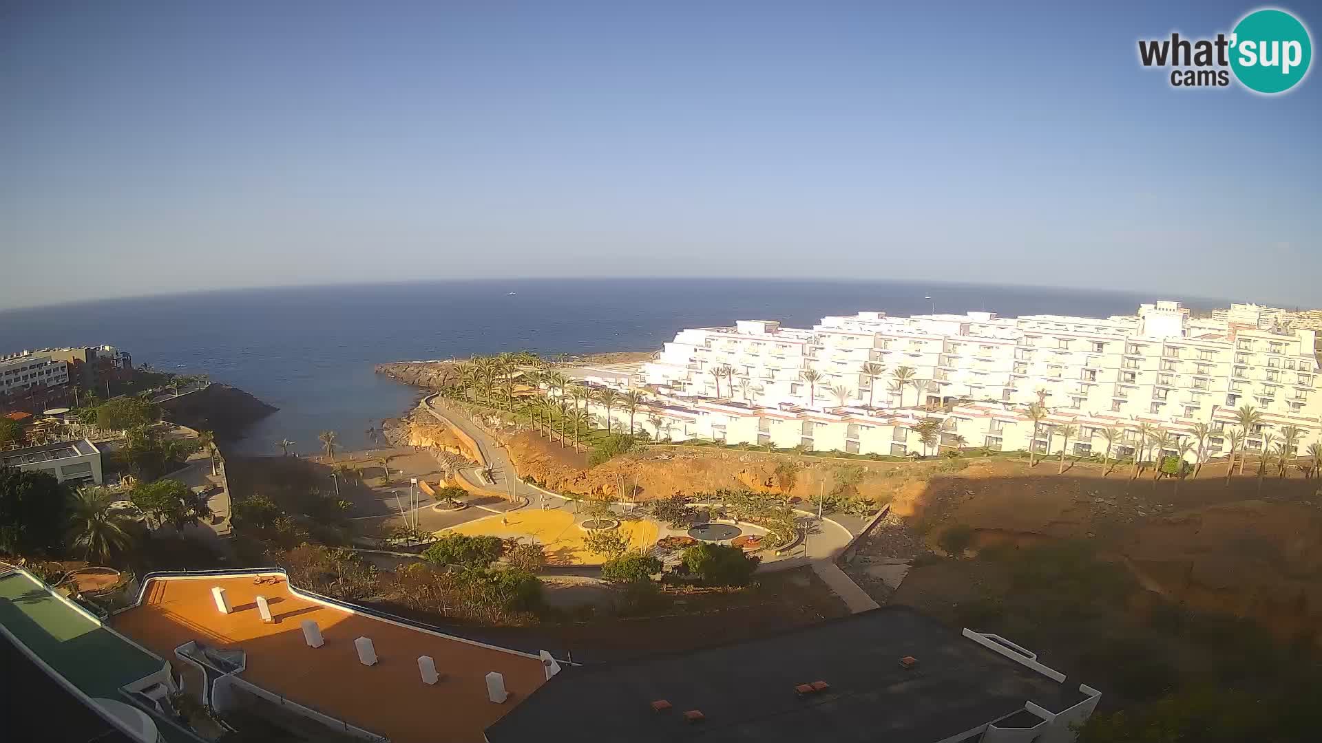 Spletna kamera v živo Las Galgas plaža – Playa Paraiso – otok La Gomera – Costa Adeje – Tenerife