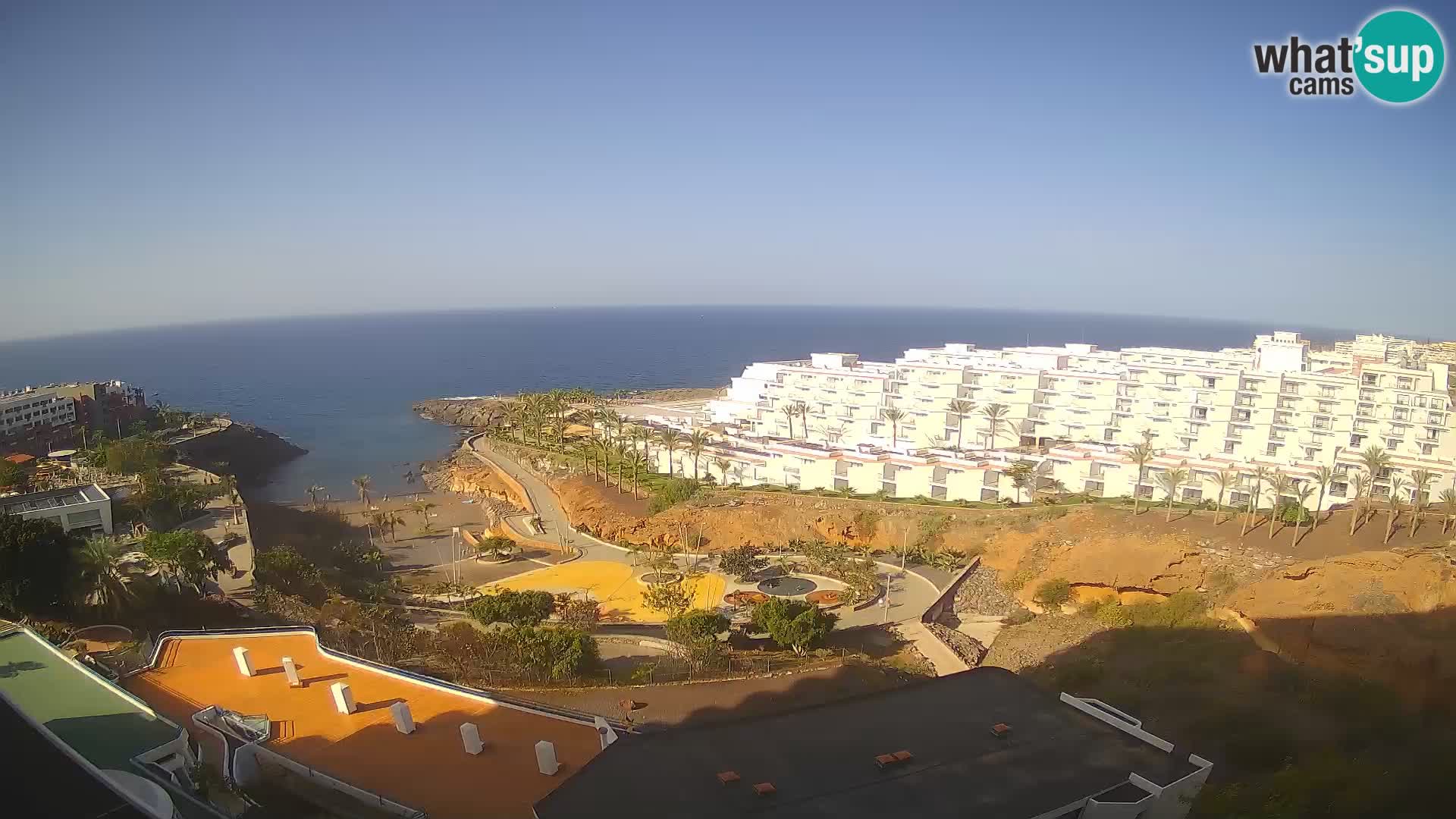 Web kamera uživo Playa de Las Galgas – Playa Paraiso – otok La Gomera – Costa Adeje – Tenerife