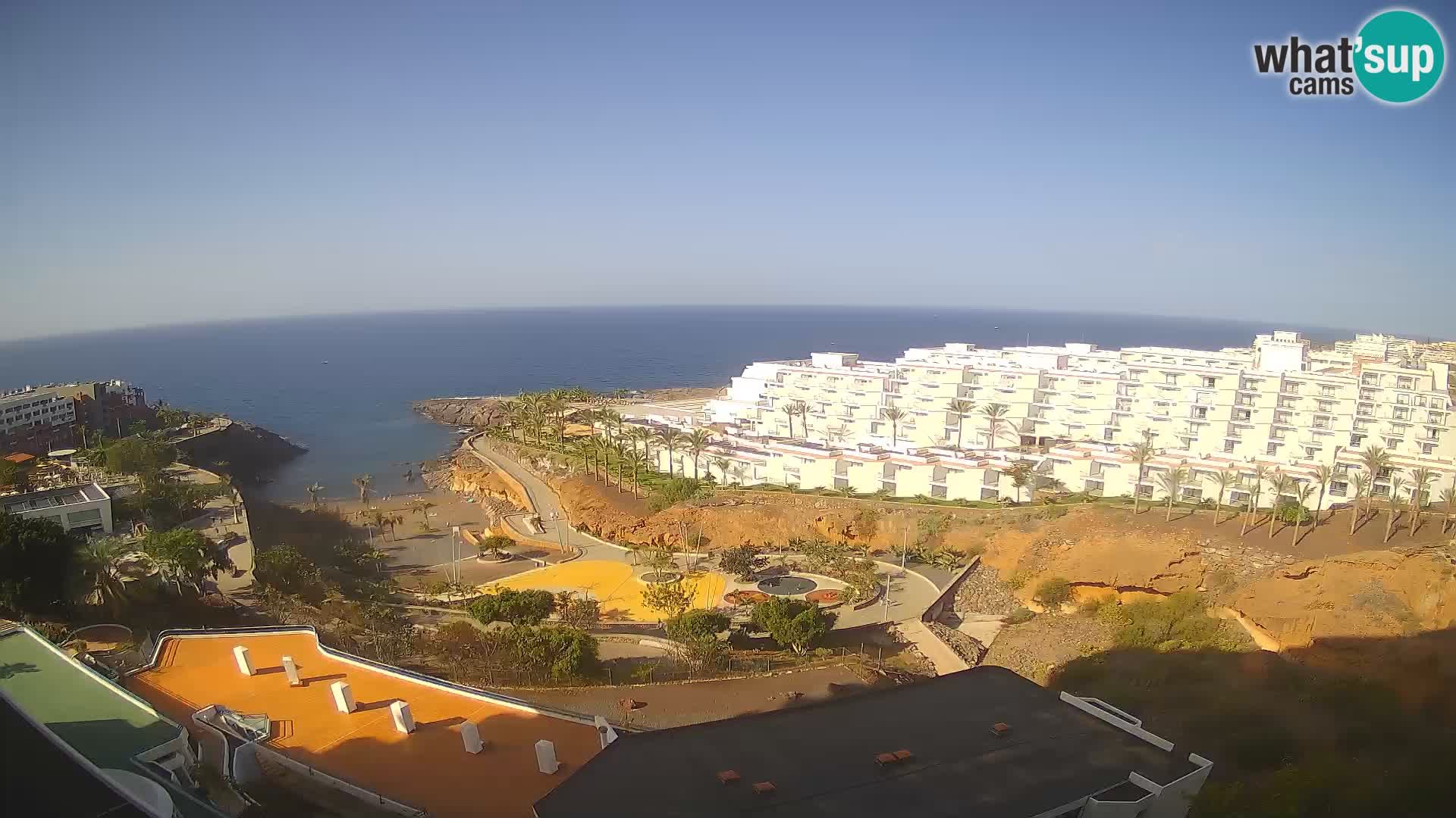 Webcam live spiaggia Las Galgas – Playa Paraiso – Isola La Gomera – Costa Adeje – Tenerife