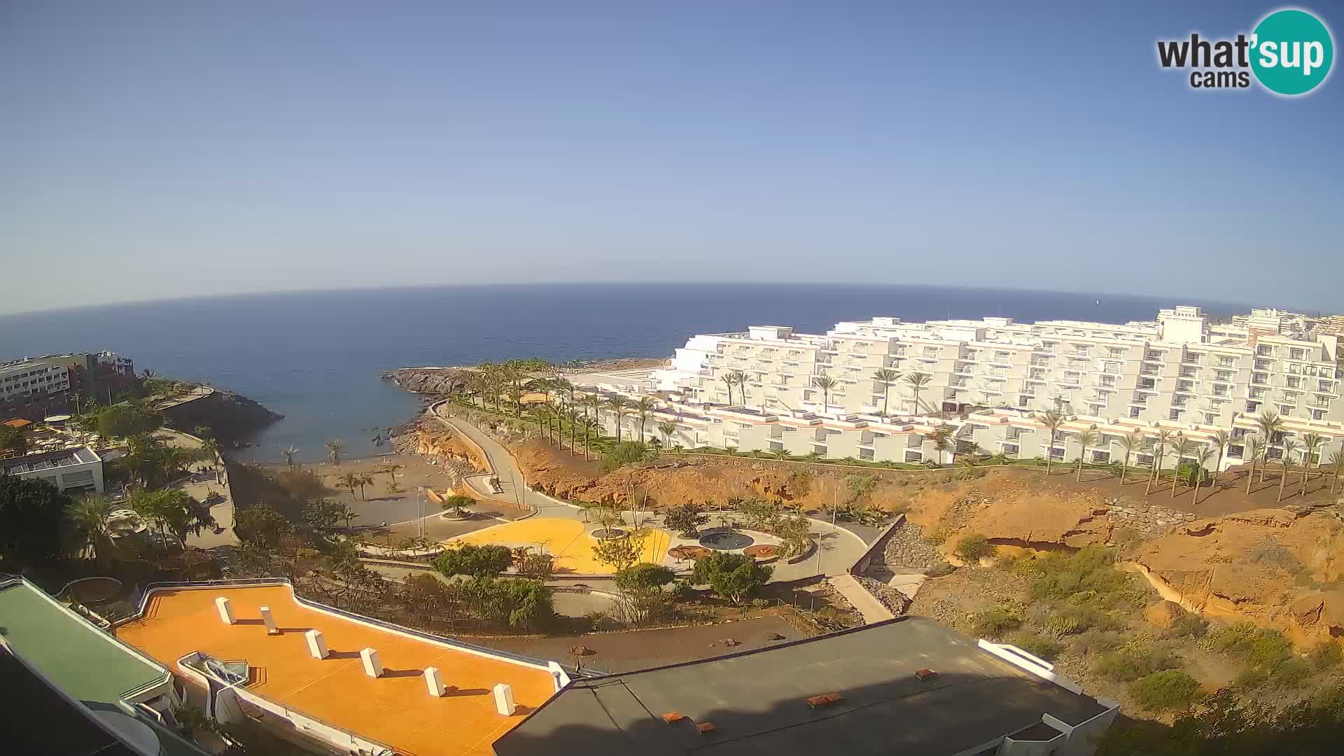 Live-Webcam Las Galgas Strand – Playa Paraiso – Insel La Gomera – Costa Adeje – Teneriffa