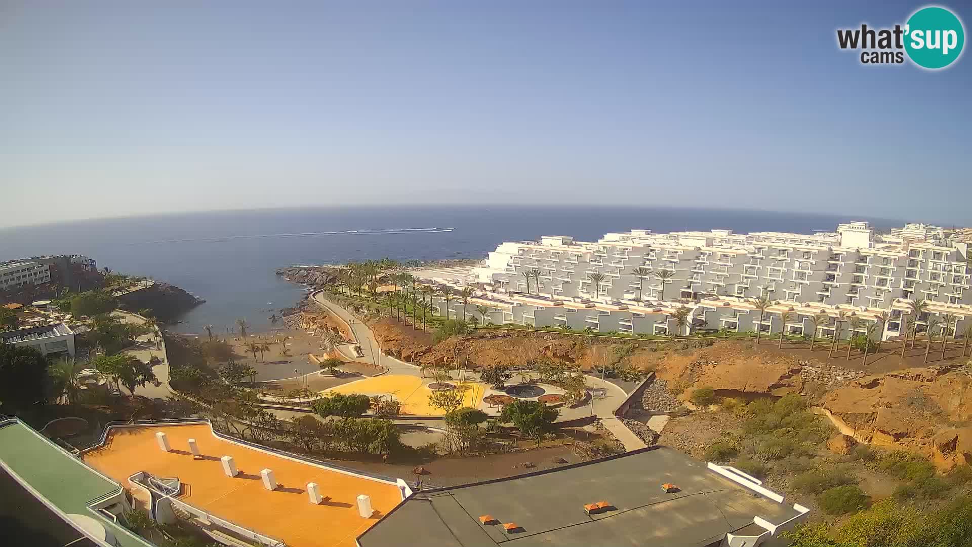 Webcam en vivo Playa de Las Galgas – Playa Paraíso – Isla de La Gomera – Costa Adeje – Tenerife