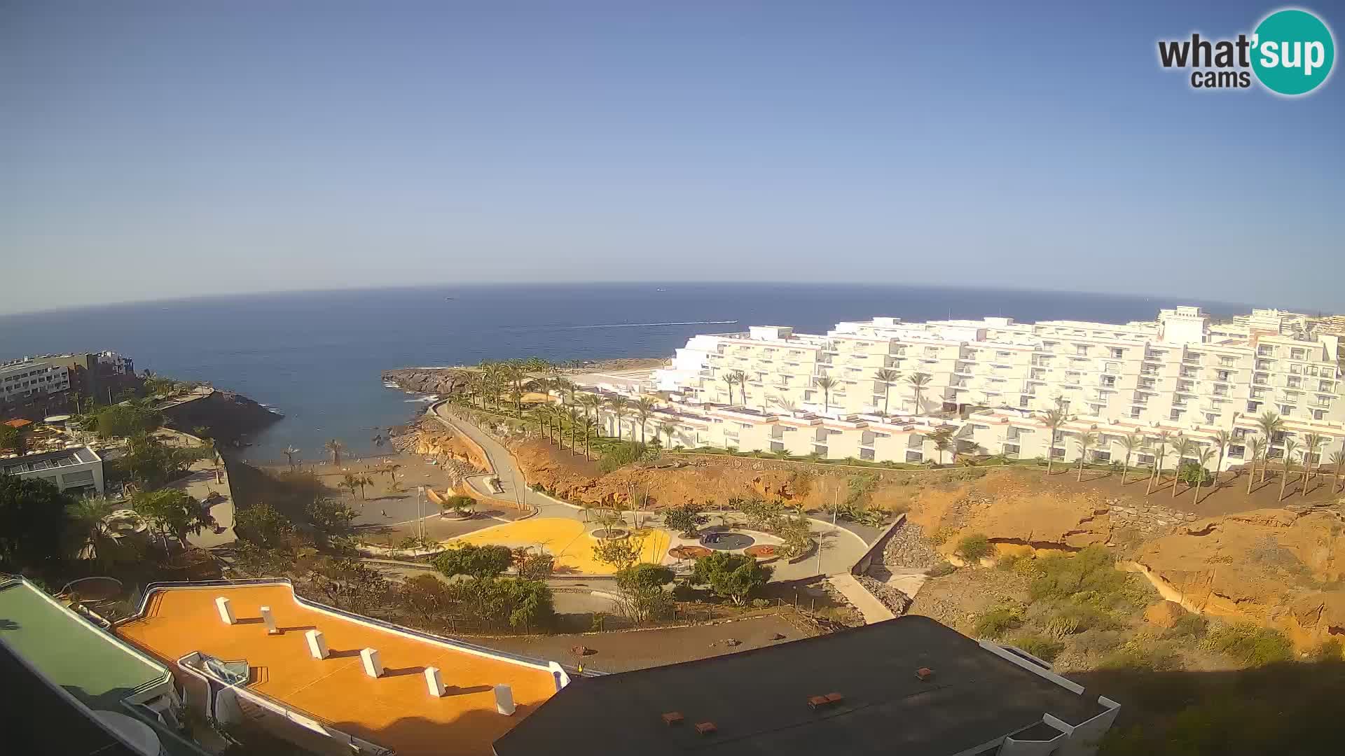 Live-Webcam Las Galgas Strand – Playa Paraiso – Insel La Gomera – Costa Adeje – Teneriffa