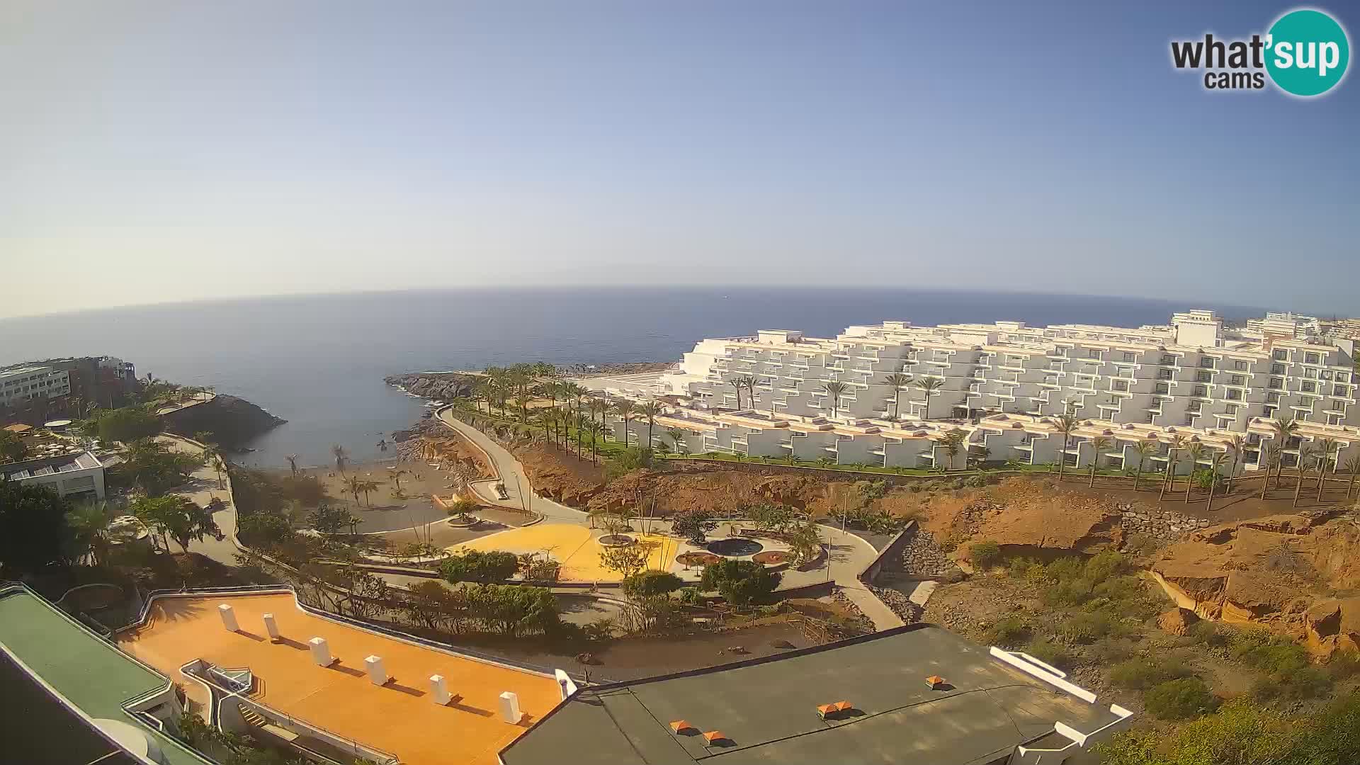 Webcam en vivo Playa de Las Galgas – Playa Paraíso – Isla de La Gomera – Costa Adeje – Tenerife