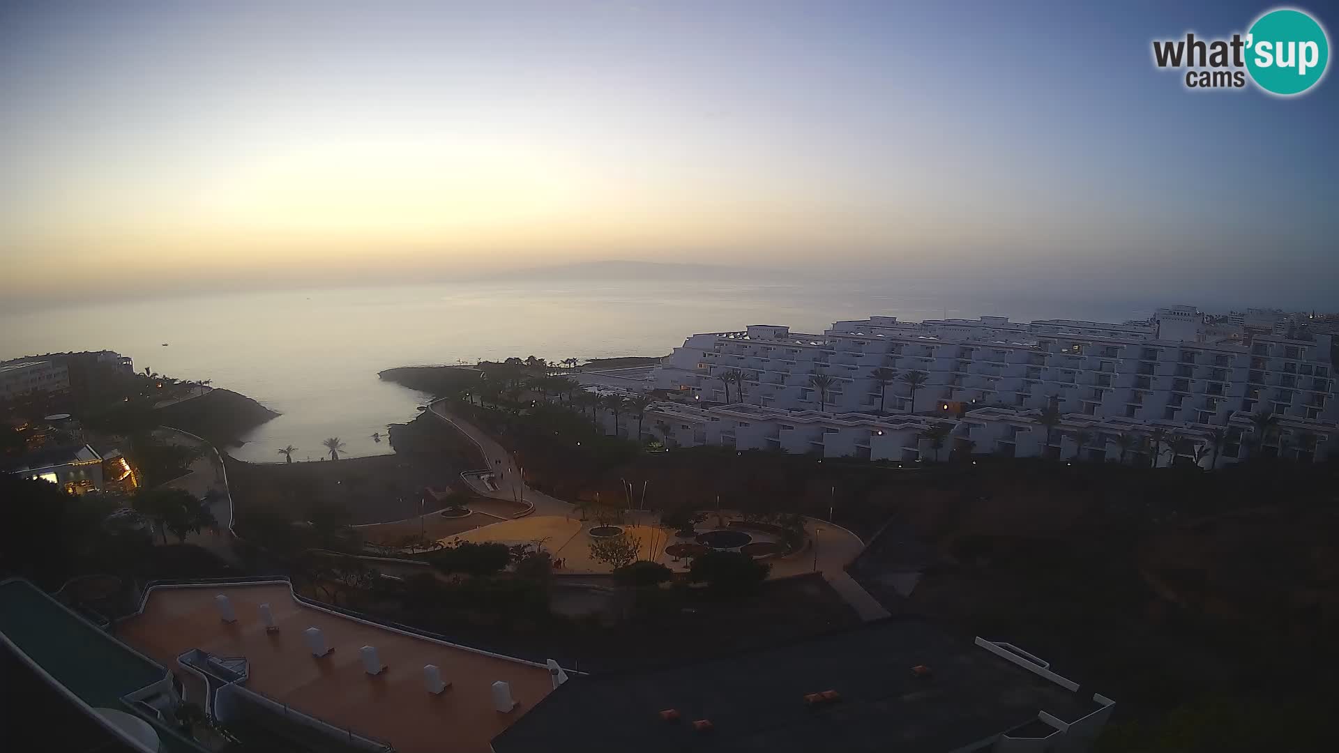 Spletna kamera v živo Las Galgas plaža – Playa Paraiso – otok La Gomera – Costa Adeje – Tenerife