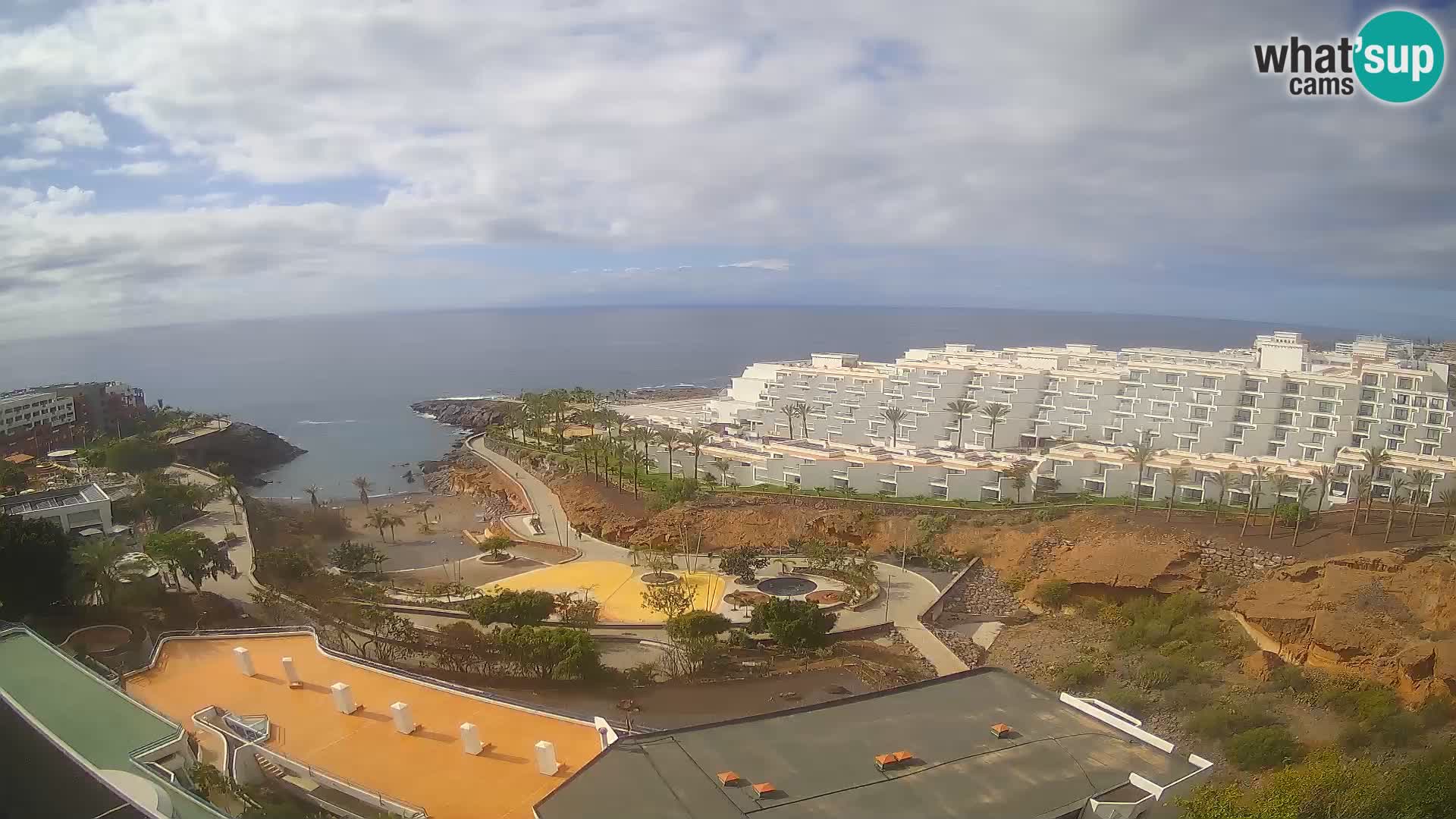 Webcam live spiaggia Las Galgas – Playa Paraiso – Isola La Gomera – Costa Adeje – Tenerife