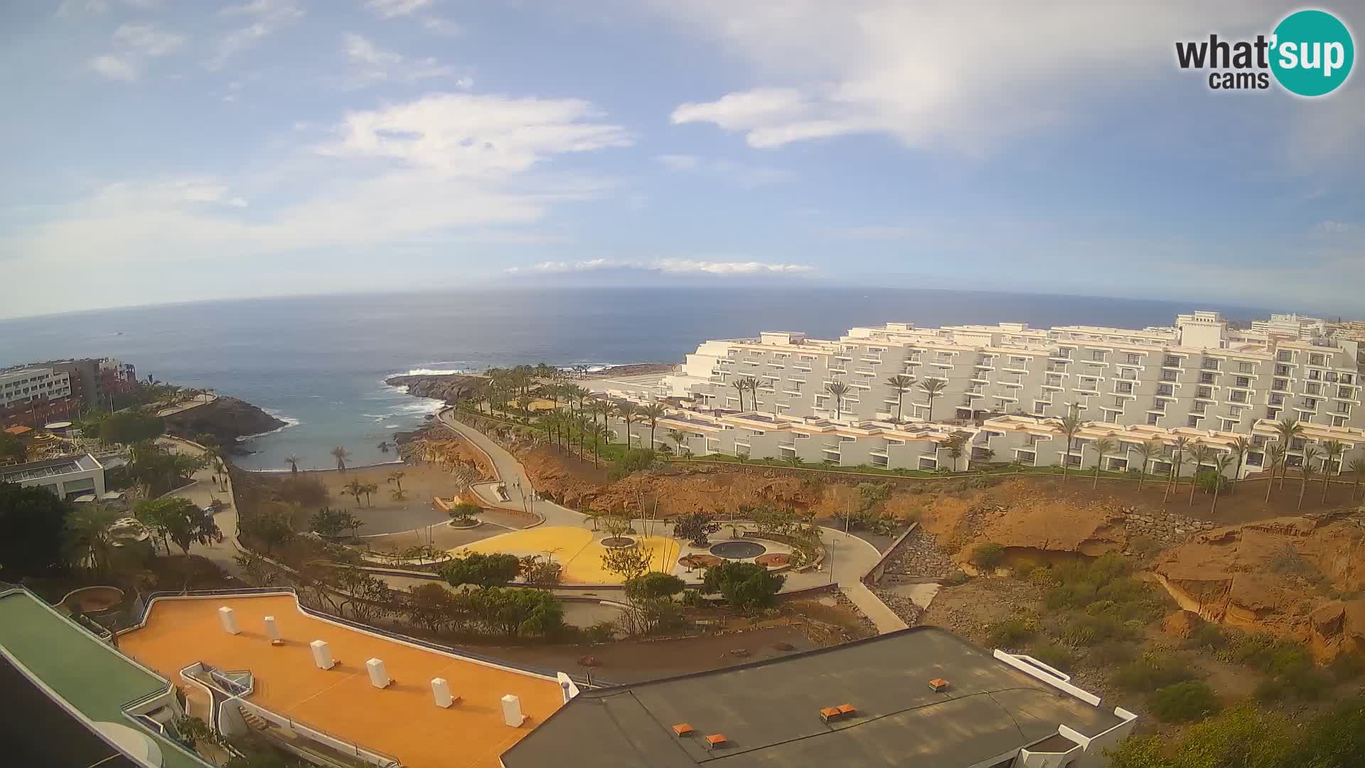 Webcam live spiaggia Las Galgas – Playa Paraiso – Isola La Gomera – Costa Adeje – Tenerife