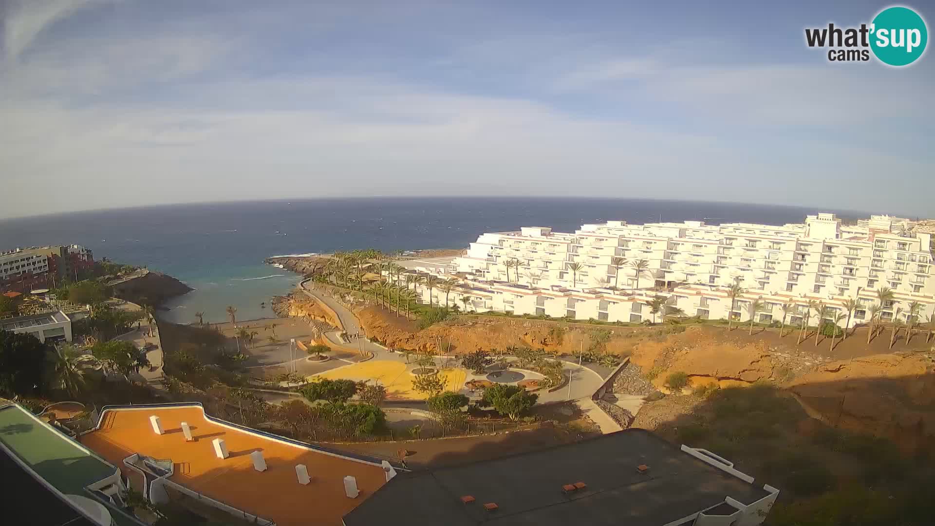 Web kamera uživo Playa de Las Galgas – Playa Paraiso – otok La Gomera – Costa Adeje – Tenerife