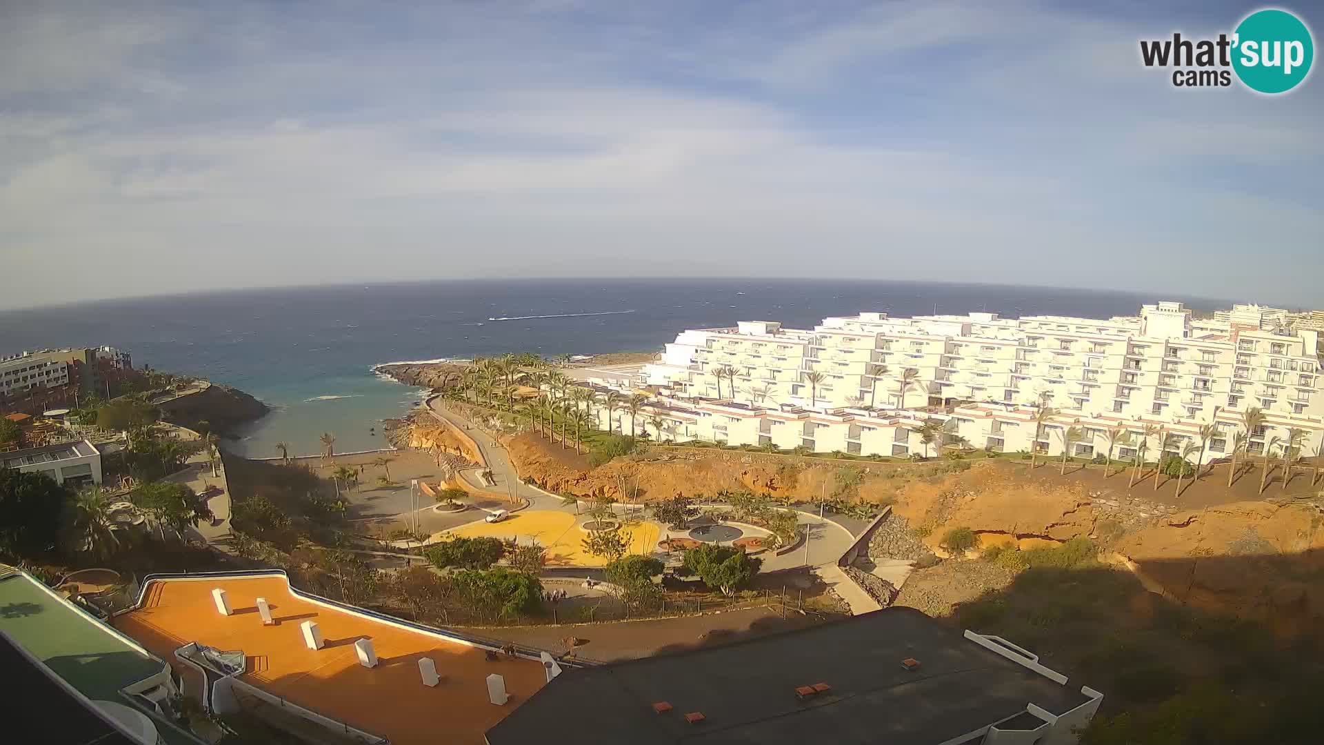 Web kamera uživo Playa de Las Galgas – Playa Paraiso – otok La Gomera – Costa Adeje – Tenerife