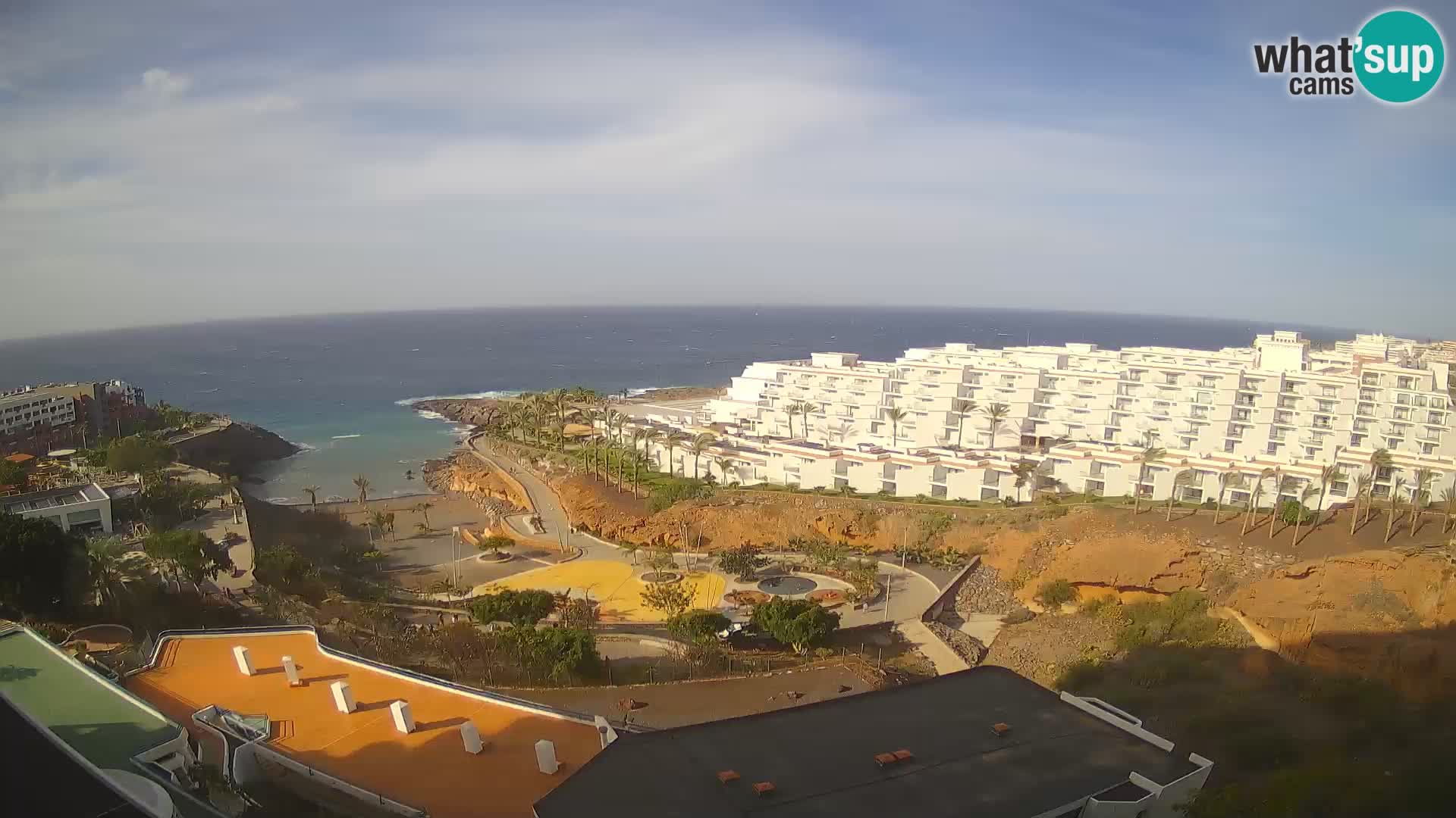 Webcam en vivo Playa de Las Galgas – Playa Paraíso – Isla de La Gomera – Costa Adeje – Tenerife