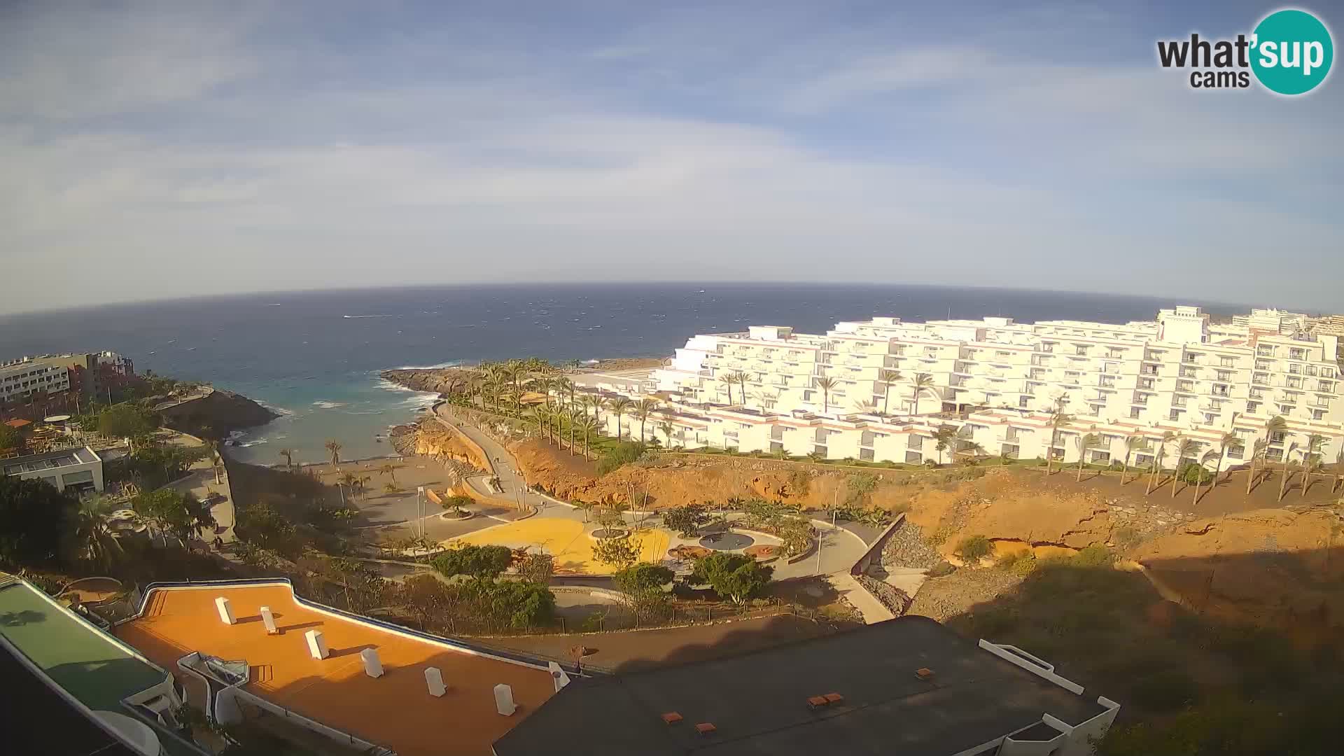 Web kamera uživo Playa de Las Galgas – Playa Paraiso – otok La Gomera – Costa Adeje – Tenerife