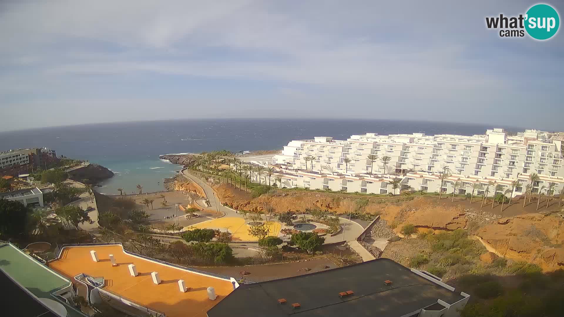 Web kamera uživo Playa de Las Galgas – Playa Paraiso – otok La Gomera – Costa Adeje – Tenerife