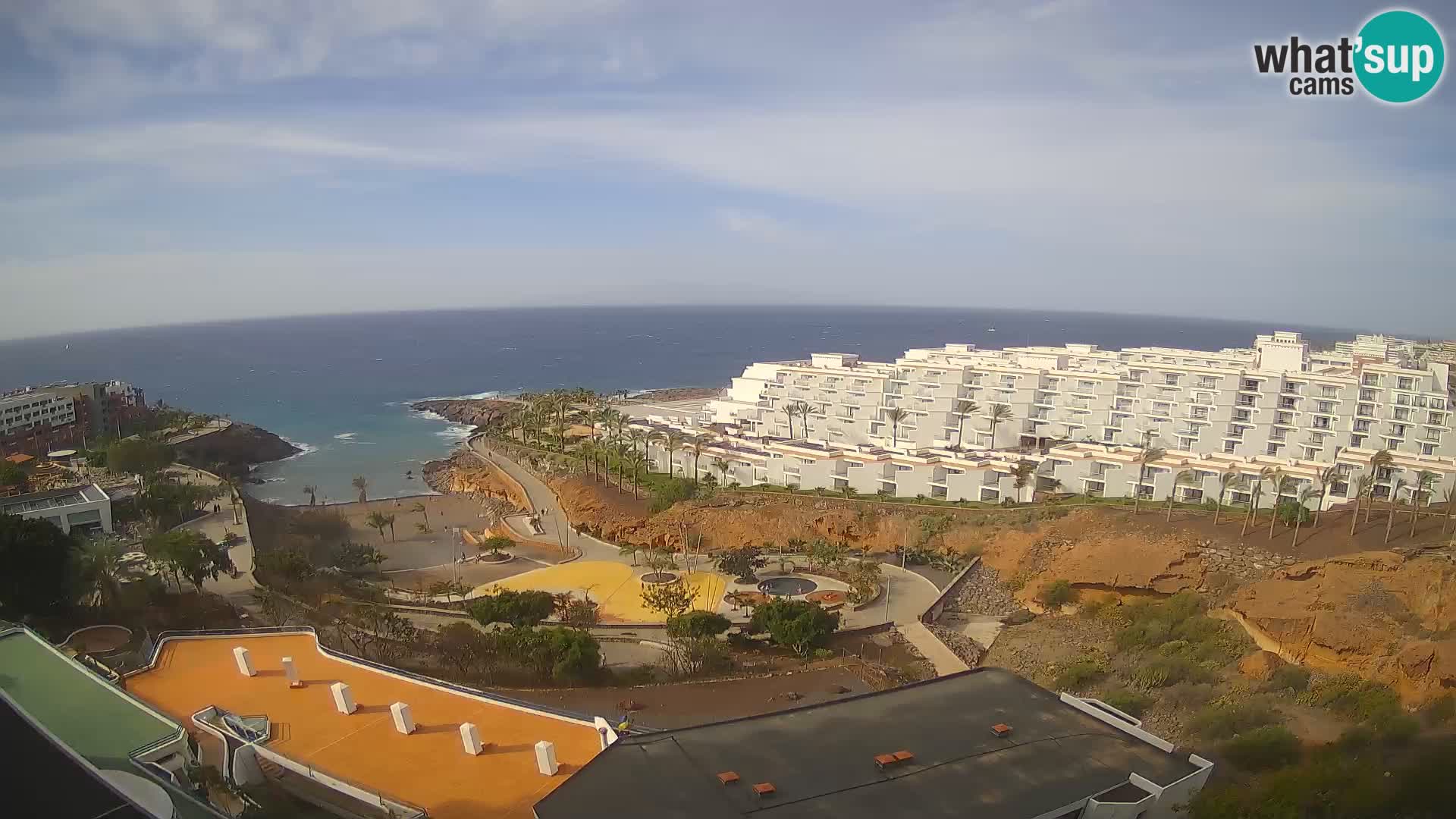 Webcam en vivo Playa de Las Galgas – Playa Paraíso – Isla de La Gomera – Costa Adeje – Tenerife