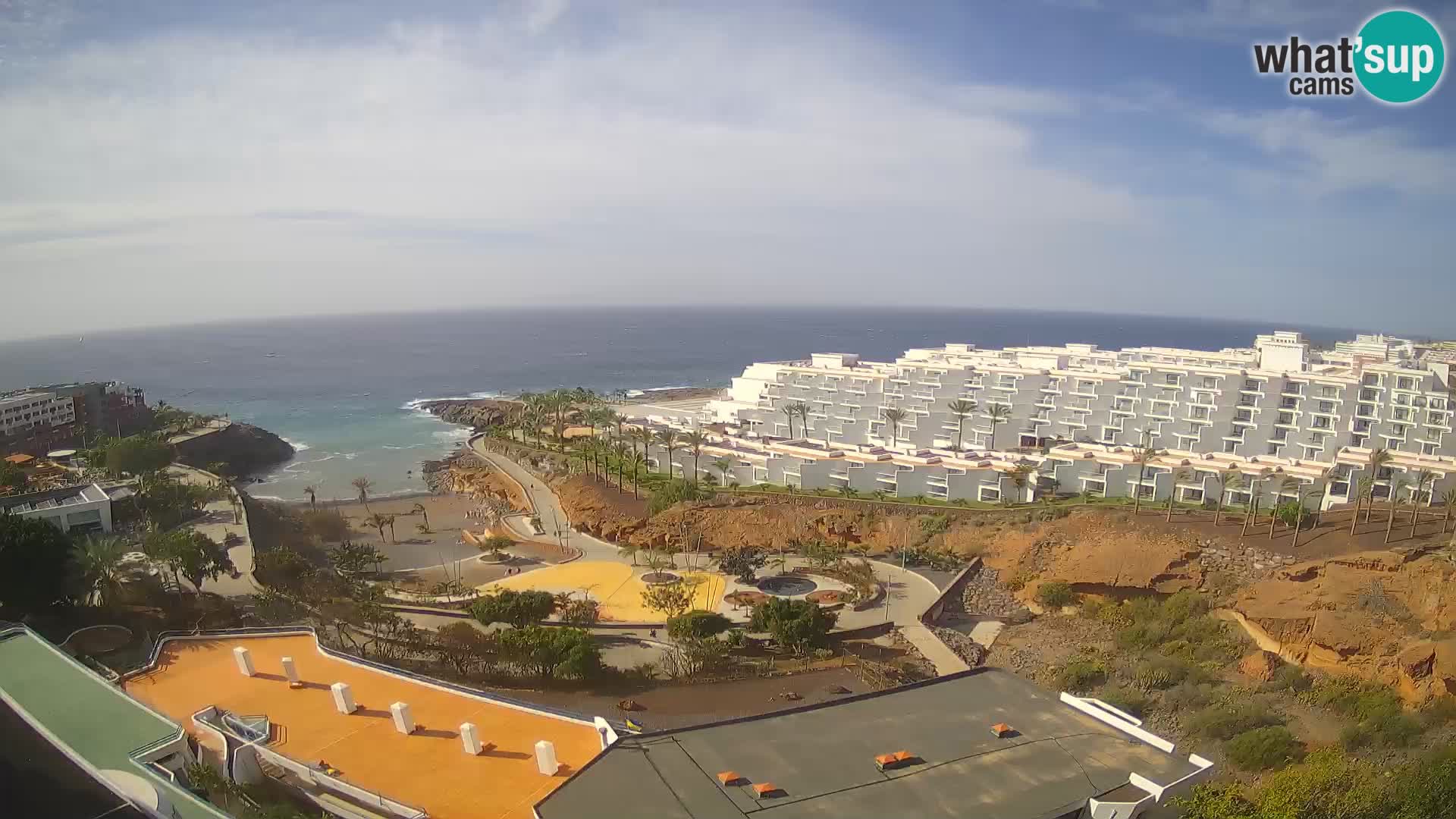 Webcam en vivo Playa de Las Galgas – Playa Paraíso – Isla de La Gomera – Costa Adeje – Tenerife