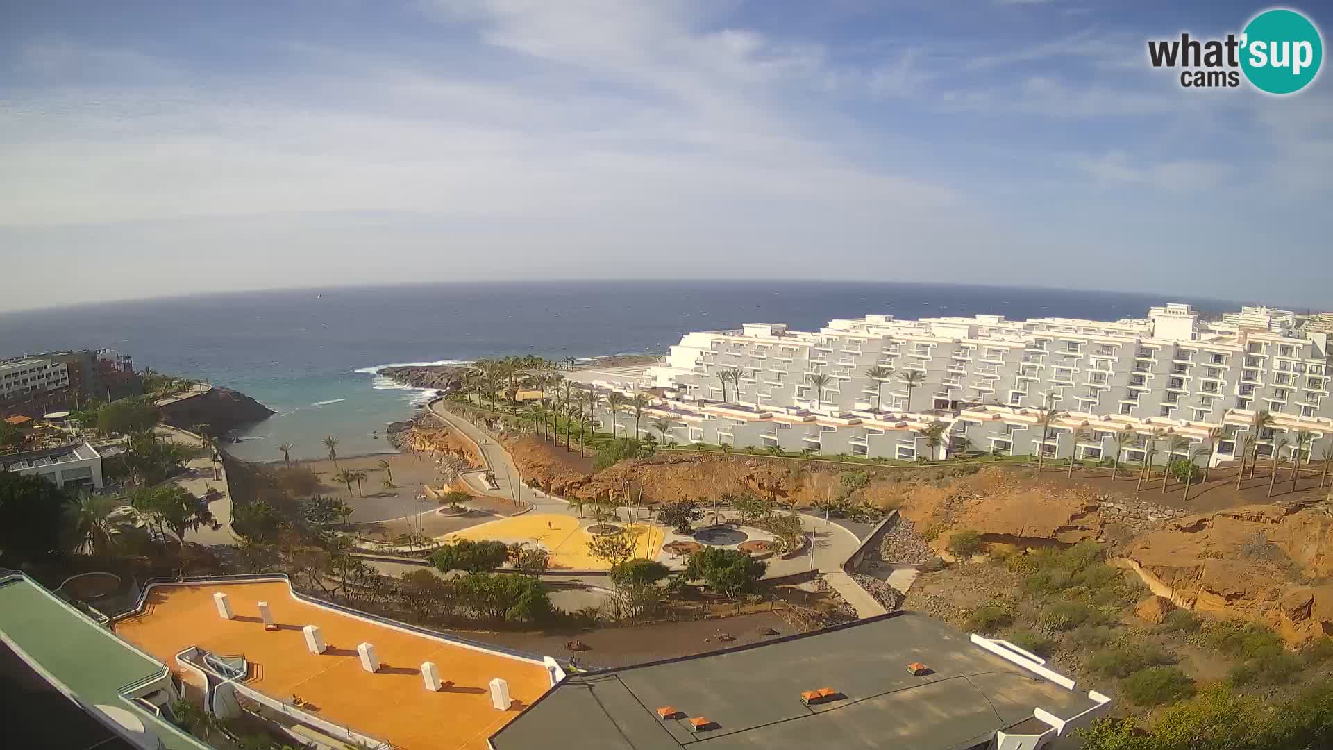 Web kamera uživo Playa de Las Galgas – Playa Paraiso – otok La Gomera – Costa Adeje – Tenerife