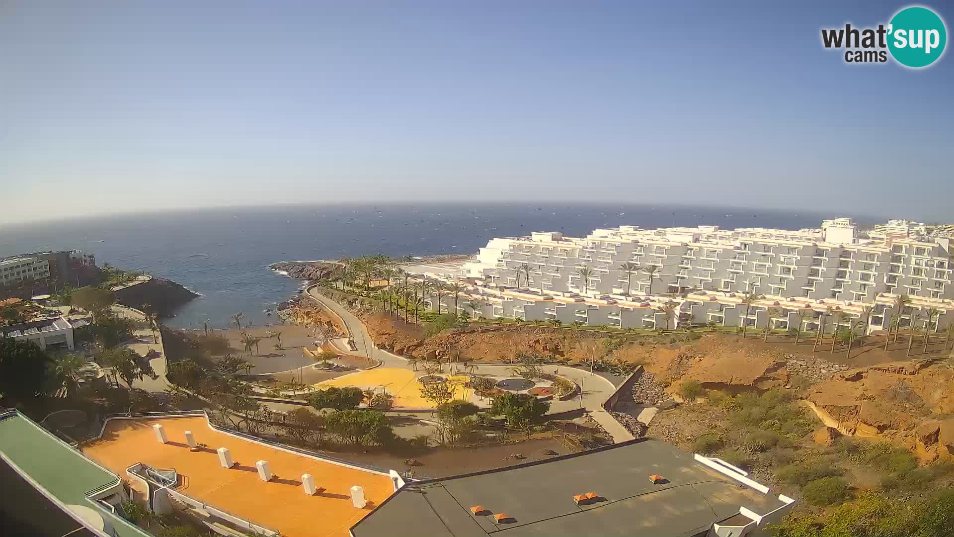 Webcam en vivo Playa de Las Galgas – Playa Paraíso – Isla de La Gomera – Costa Adeje – Tenerife