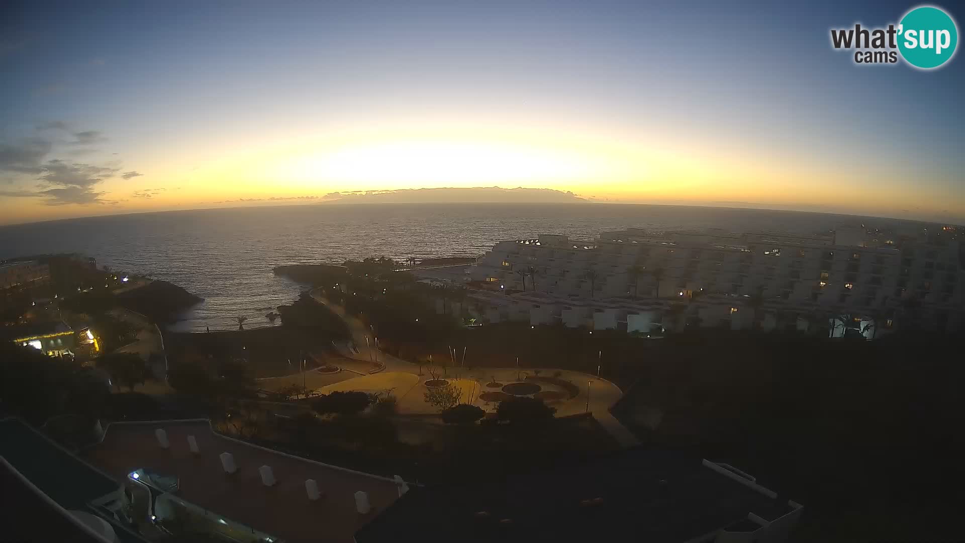 Spletna kamera v živo Las Galgas plaža – Playa Paraiso – otok La Gomera – Costa Adeje – Tenerife