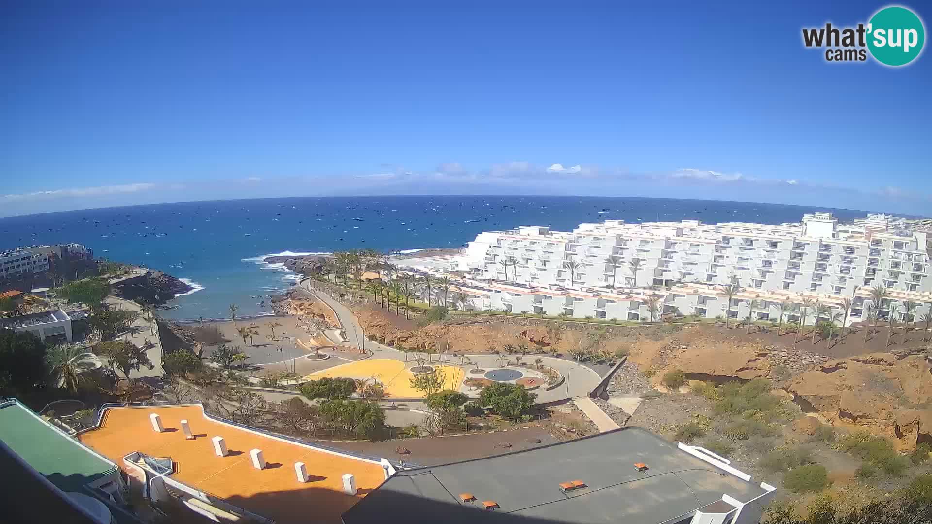 Webcam en direct Playa de Las Galgas – Playa Paraiso – île de La Gomera – Costa Adeje – Tenerife