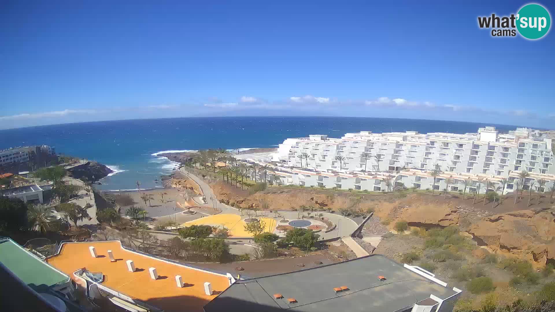 Webcam en direct Playa de Las Galgas – Playa Paraiso – île de La Gomera – Costa Adeje – Tenerife