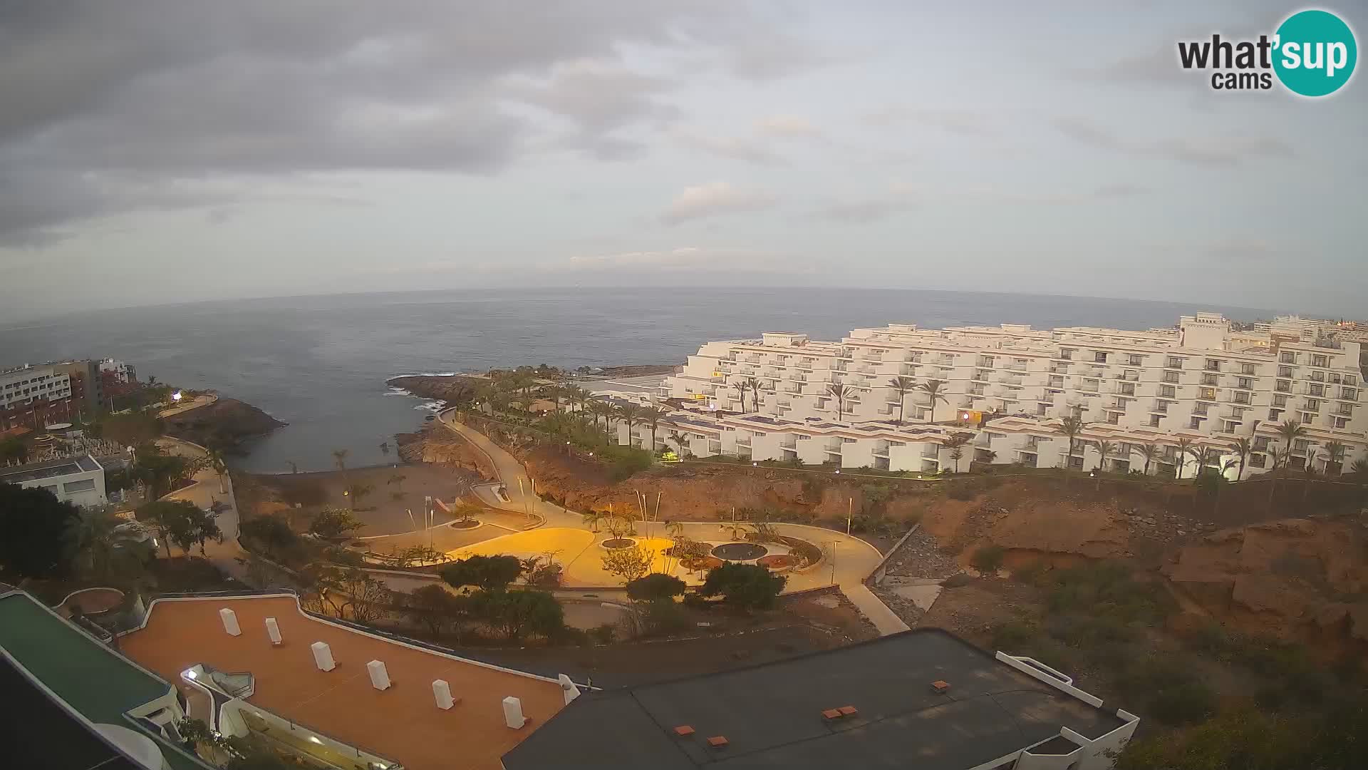 Spletna kamera v živo Las Galgas plaža – Playa Paraiso – otok La Gomera – Costa Adeje – Tenerife