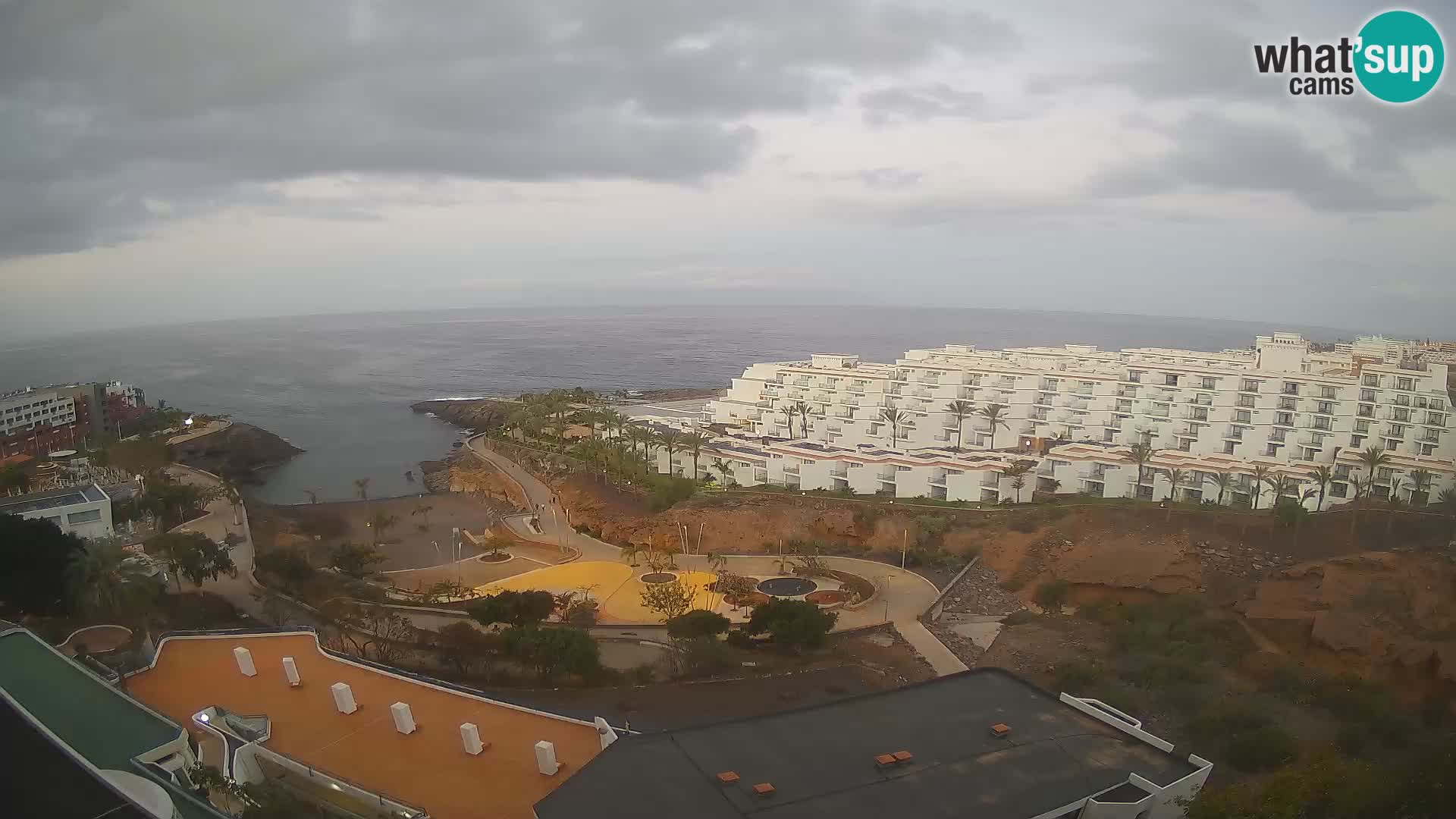 Spletna kamera v živo Las Galgas plaža – Playa Paraiso – otok La Gomera – Costa Adeje – Tenerife