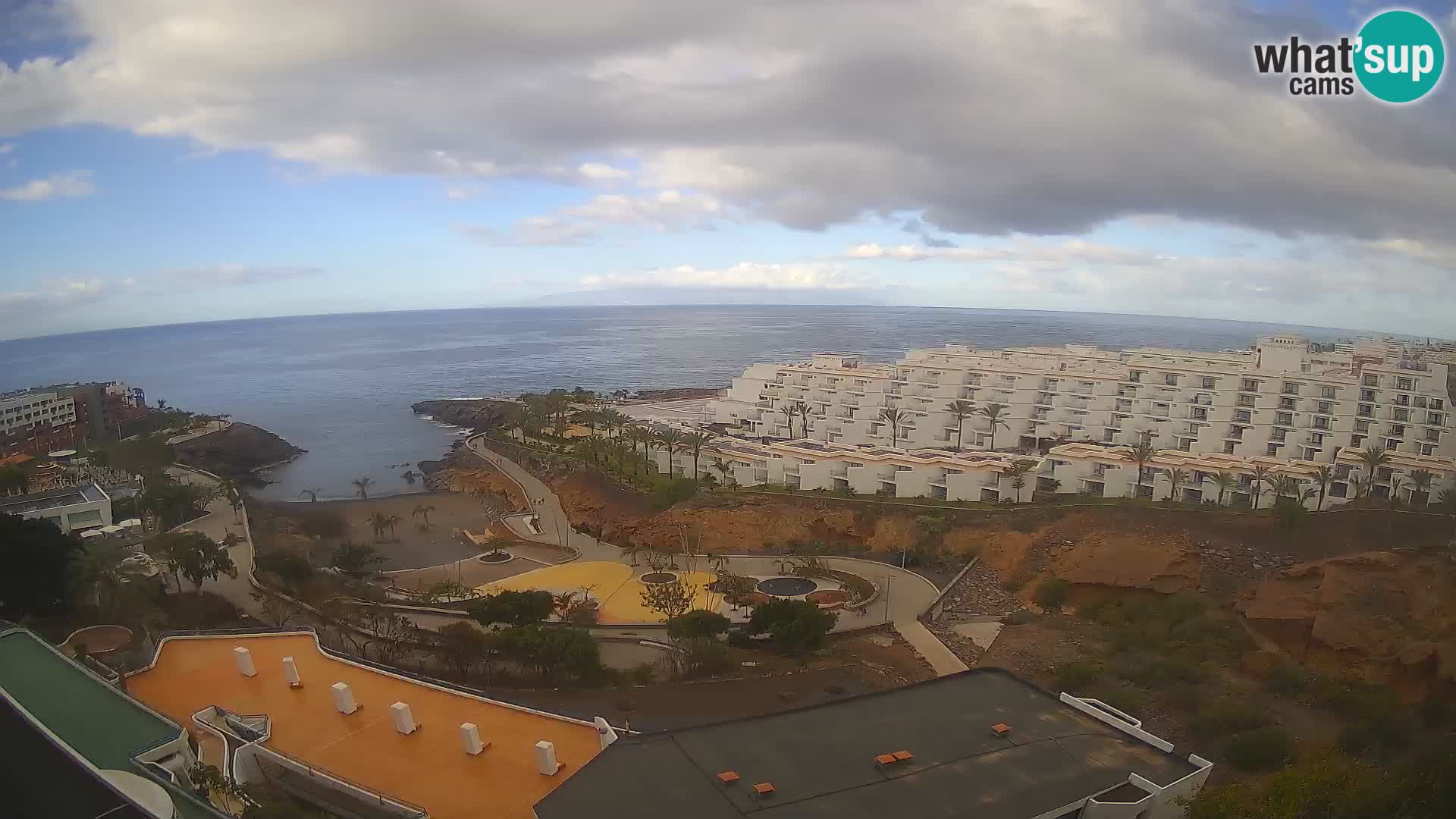 Spletna kamera v živo Las Galgas plaža – Playa Paraiso – otok La Gomera – Costa Adeje – Tenerife