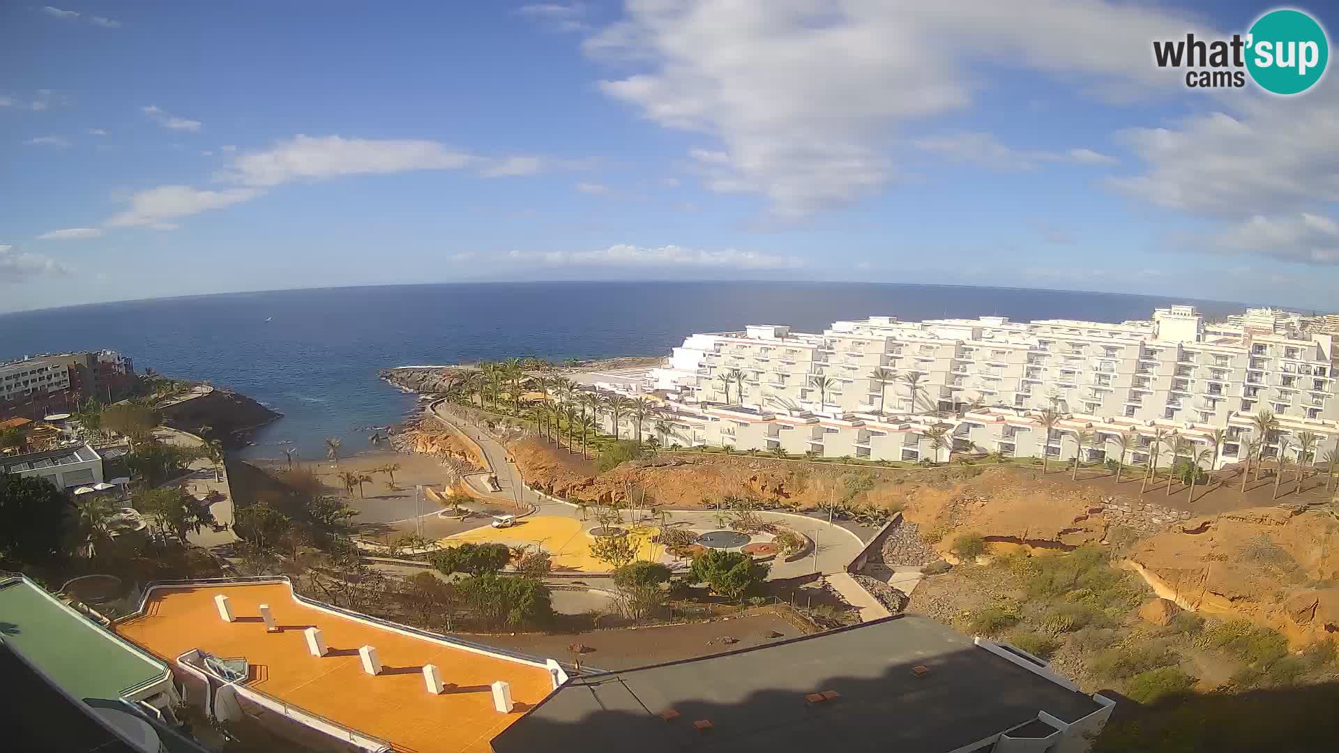 Webcam en direct Playa de Las Galgas – Playa Paraiso – île de La Gomera – Costa Adeje – Tenerife