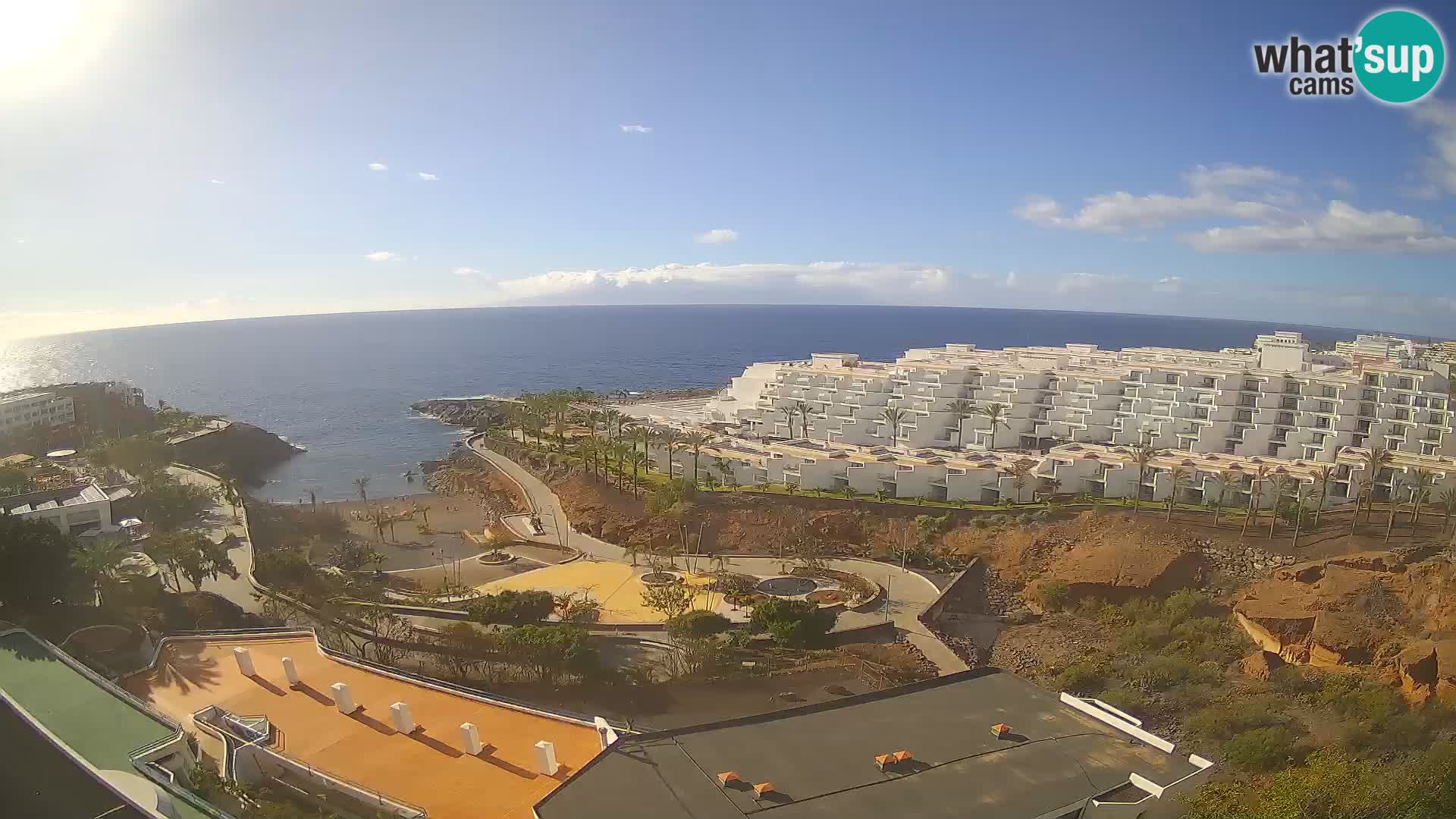 Web kamera uživo Playa de Las Galgas – Playa Paraiso – otok La Gomera – Costa Adeje – Tenerife