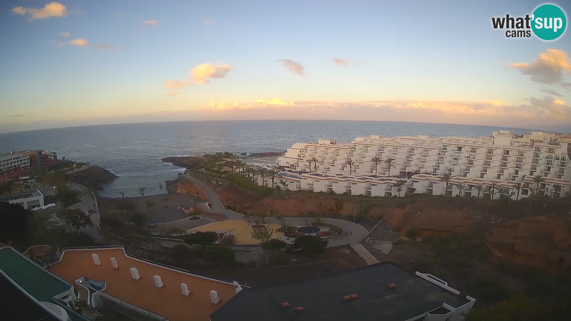 Live webcam Playa de Las Galgas – Playa Paraiso – La Gomera island – Adeje – Tenerife