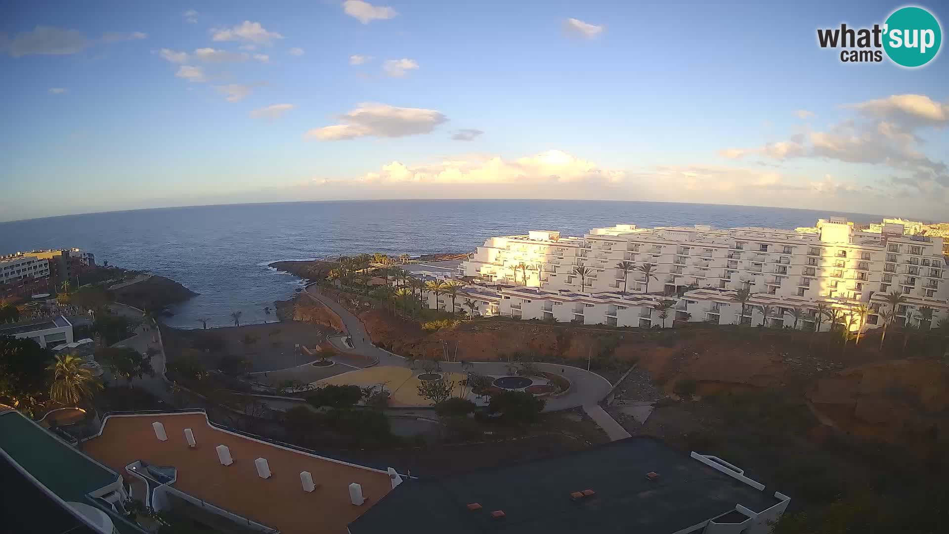 Live webcam Playa de Las Galgas – Playa Paraiso – La Gomera island – Adeje – Tenerife