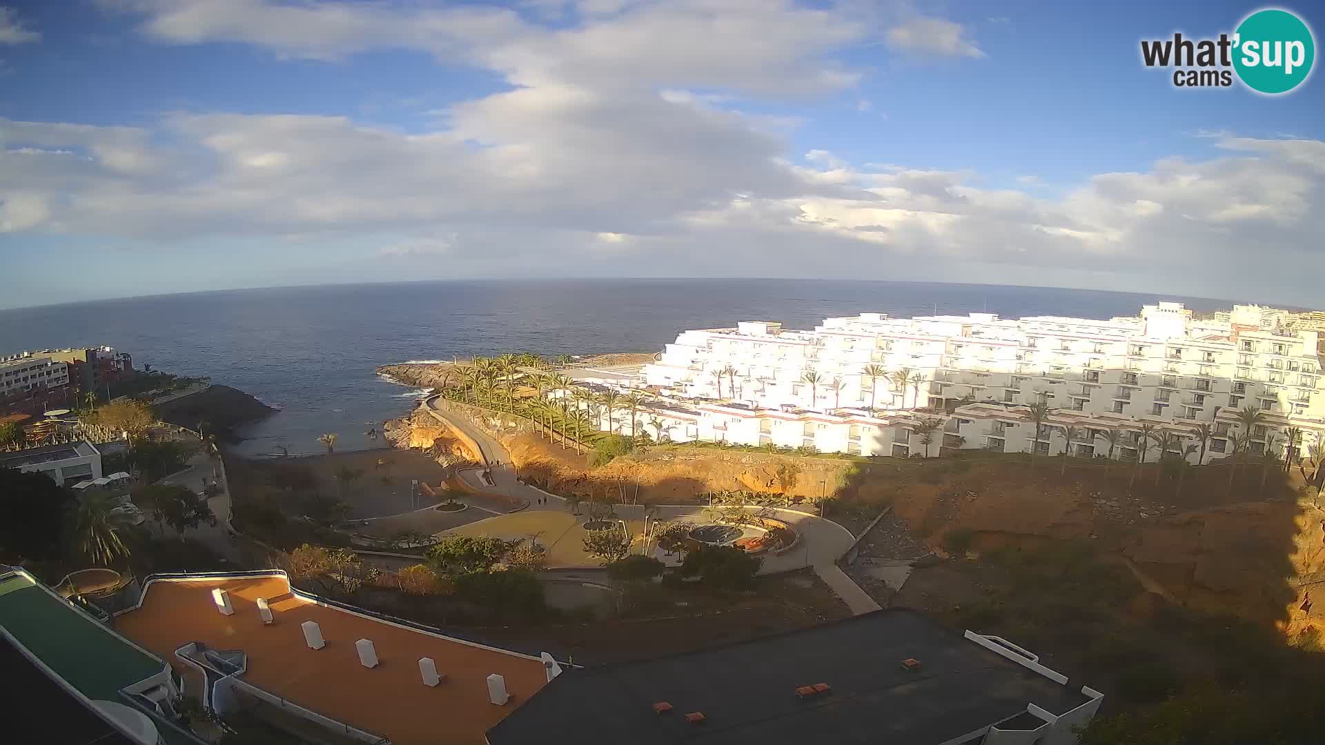 Live webcam Playa de Las Galgas – Playa Paraiso – La Gomera island – Adeje – Tenerife