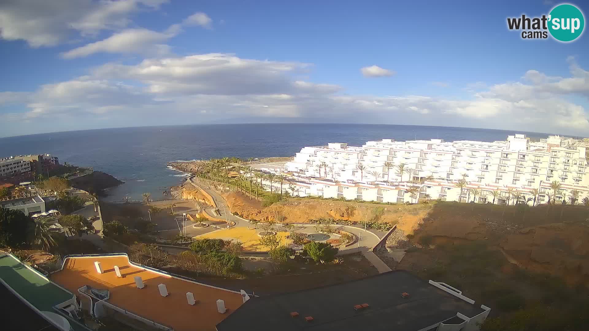 Web kamera uživo Playa de Las Galgas – Playa Paraiso – otok La Gomera – Costa Adeje – Tenerife