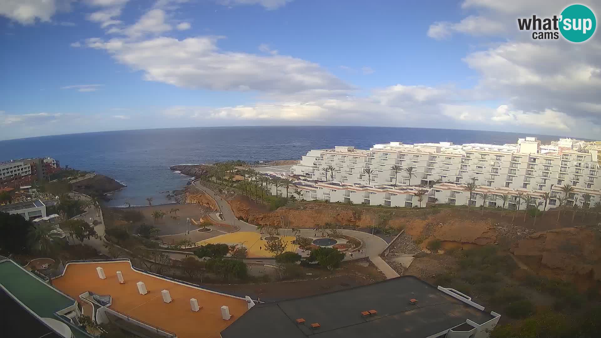 Web kamera uživo Playa de Las Galgas – Playa Paraiso – otok La Gomera – Costa Adeje – Tenerife