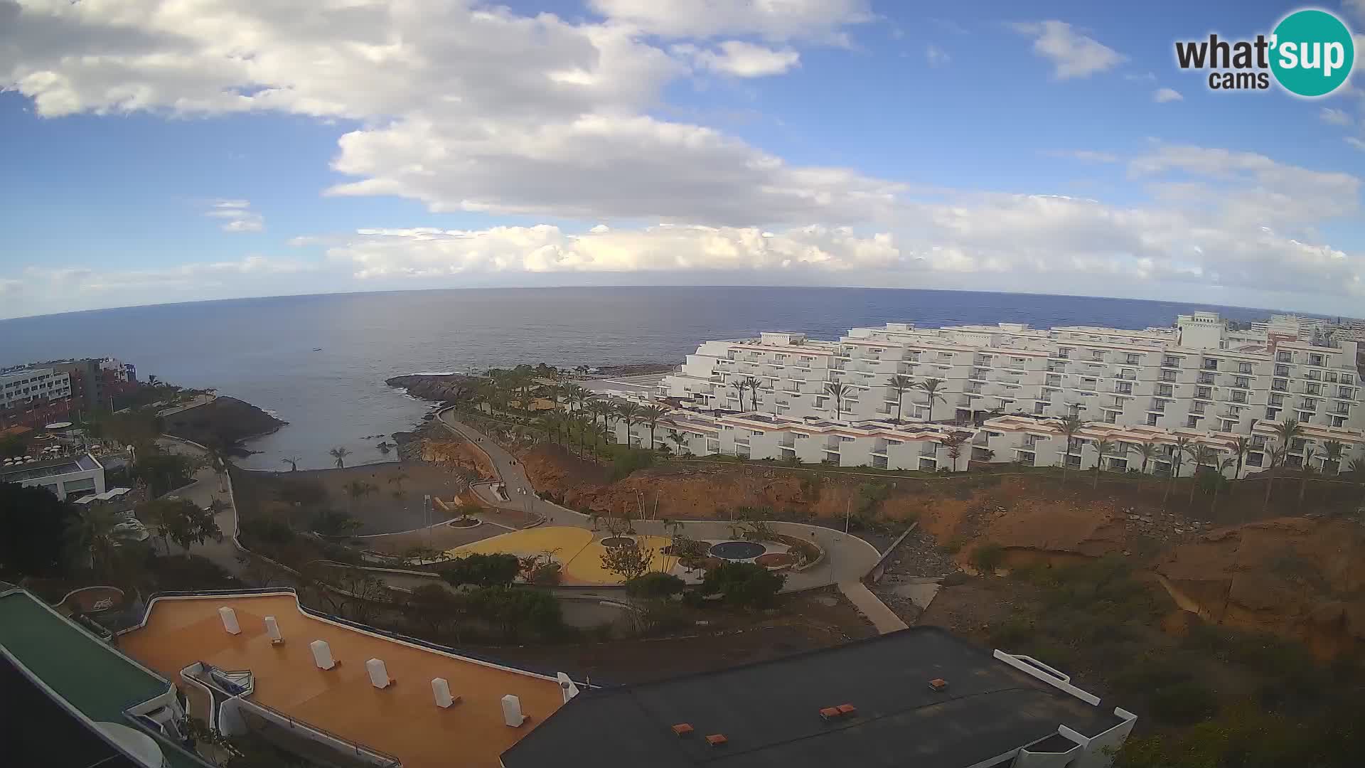 Web kamera uživo Playa de Las Galgas – Playa Paraiso – otok La Gomera – Costa Adeje – Tenerife