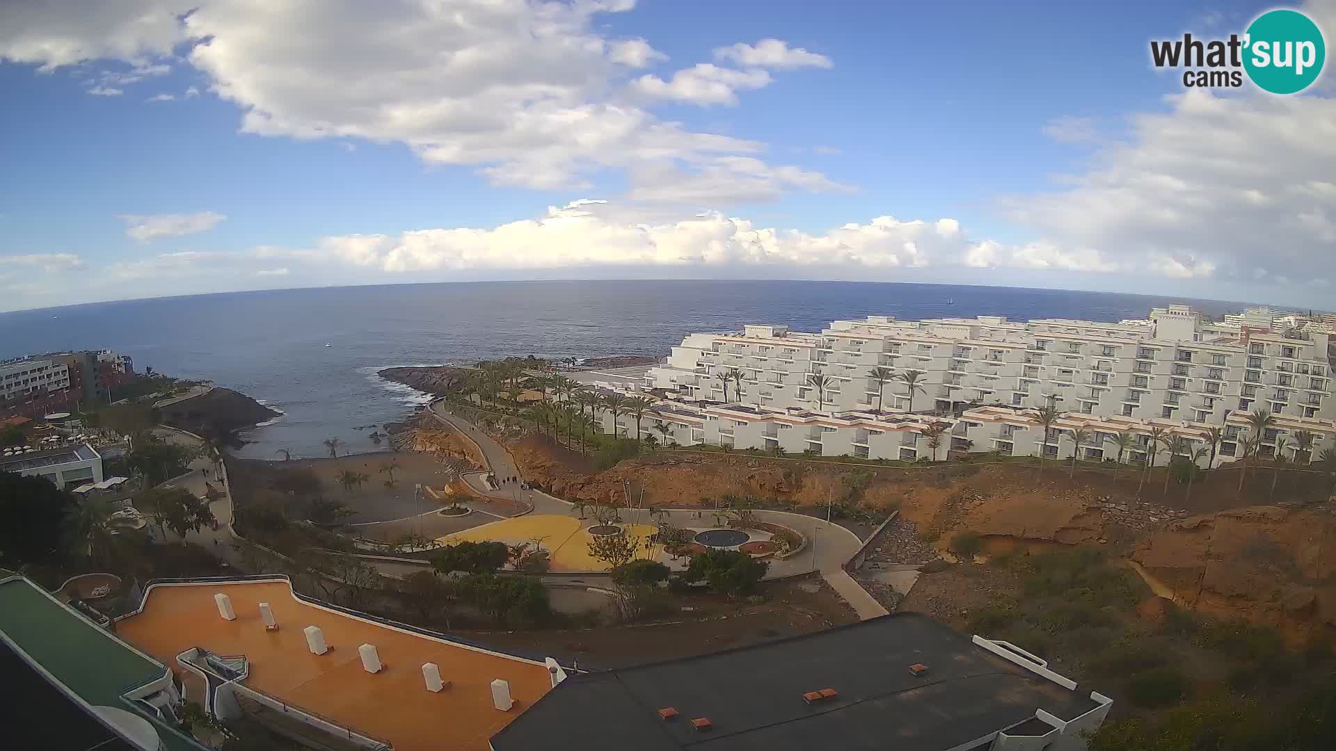 Web kamera uživo Playa de Las Galgas – Playa Paraiso – otok La Gomera – Costa Adeje – Tenerife