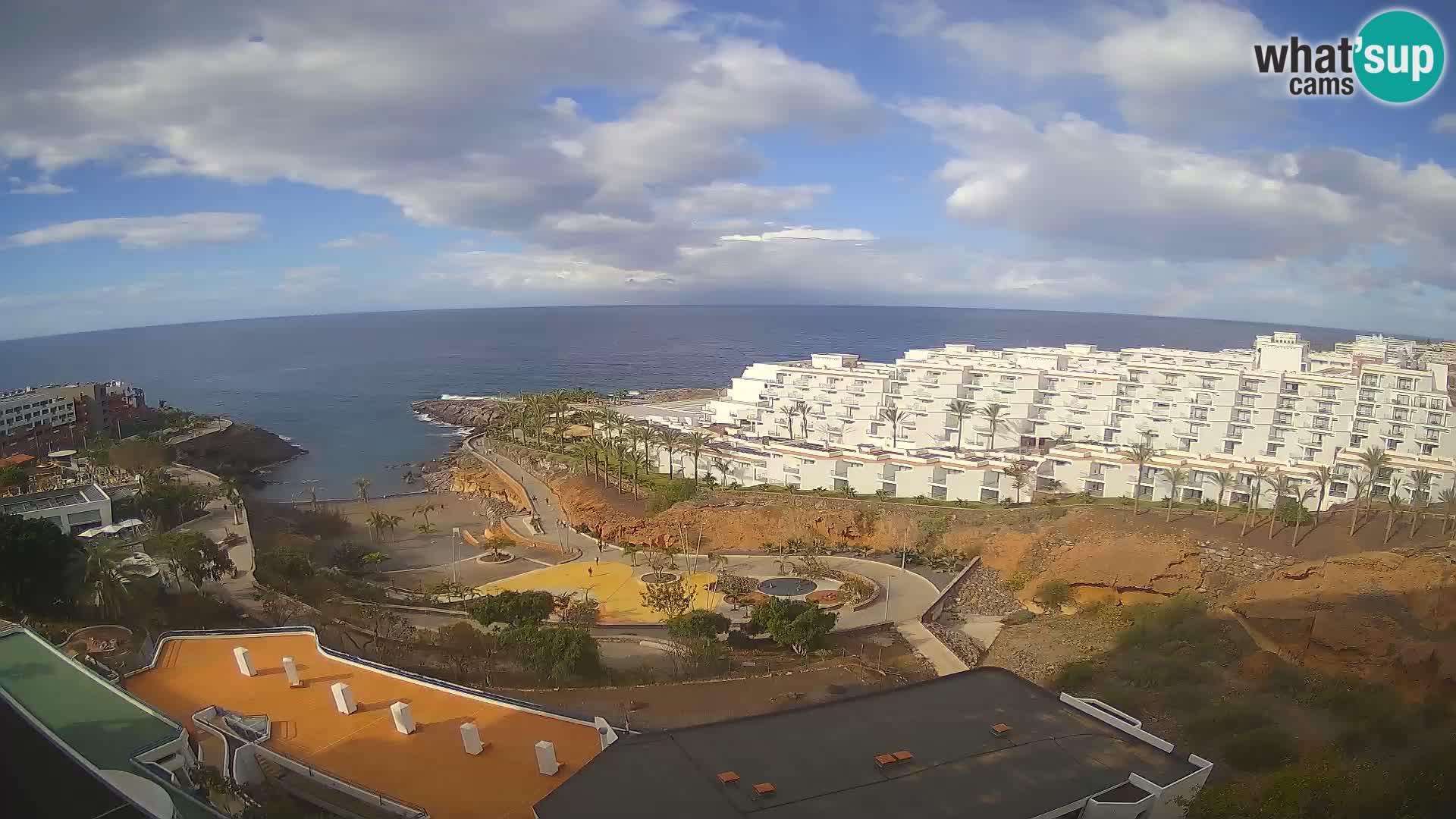 Web kamera uživo Playa de Las Galgas – Playa Paraiso – otok La Gomera – Costa Adeje – Tenerife