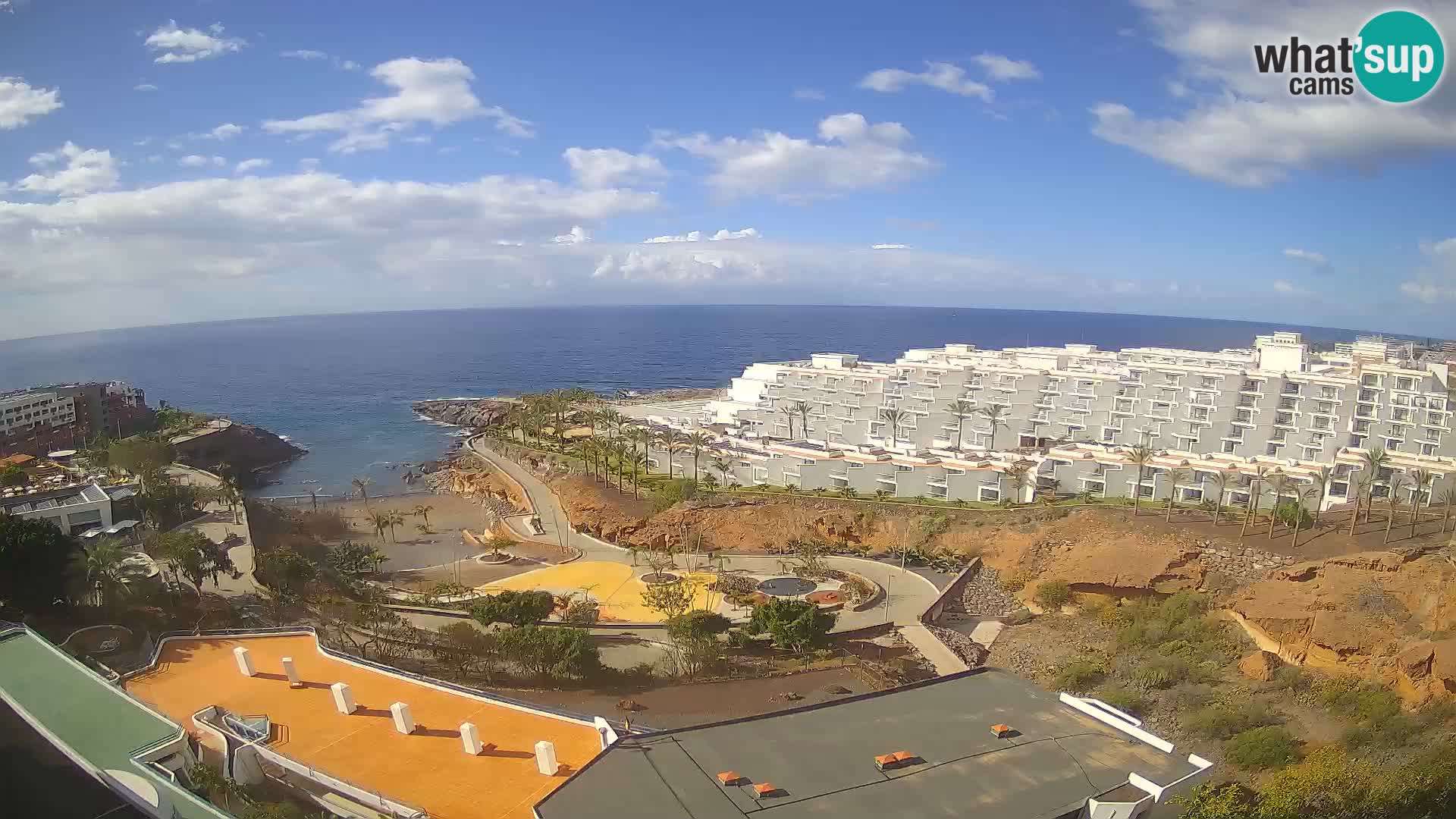 Webcam en vivo Playa de Las Galgas – Playa Paraíso – Isla de La Gomera – Costa Adeje – Tenerife