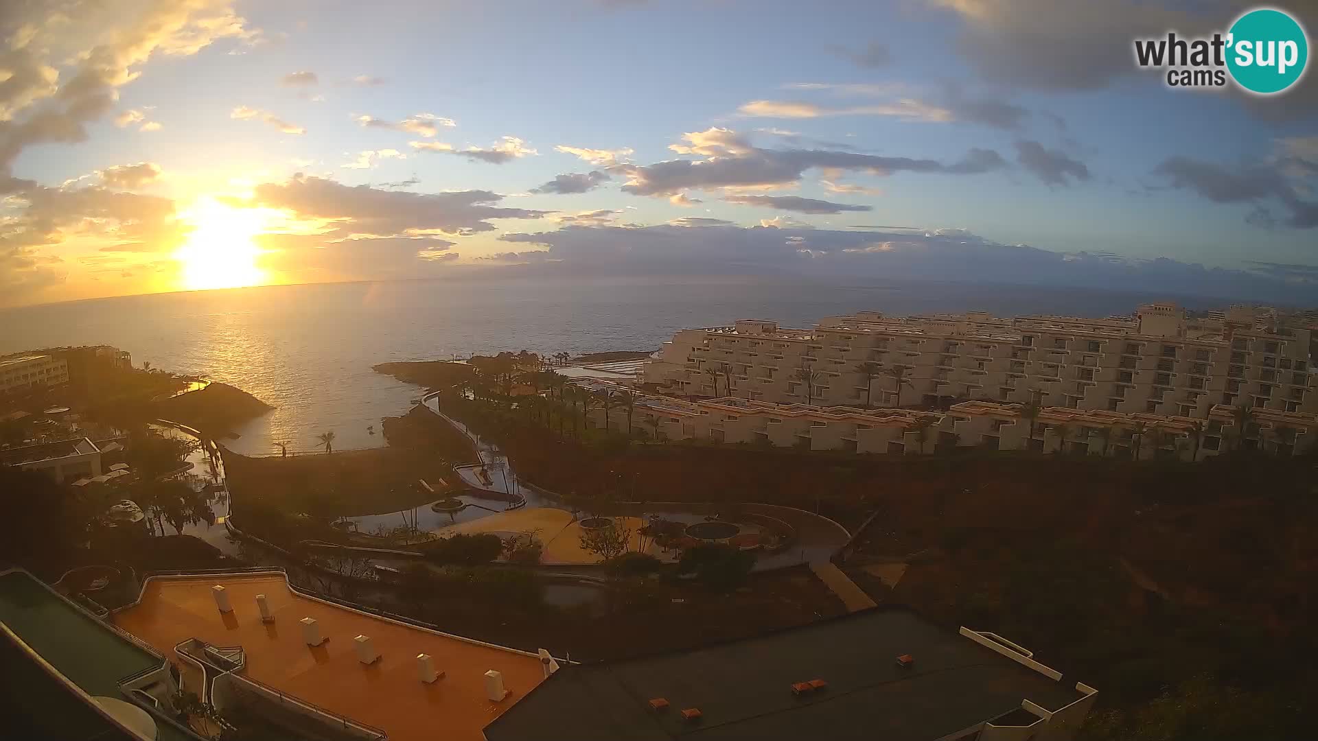 Live webcam Playa de Las Galgas – Playa Paraiso – La Gomera island – Adeje – Tenerife