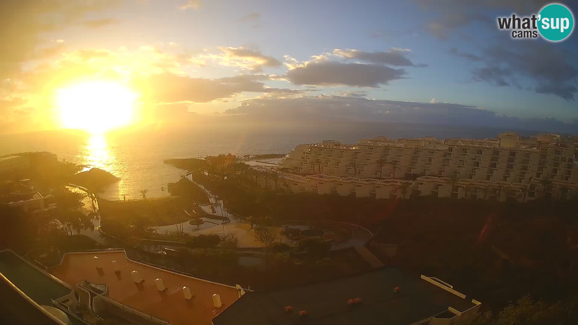 Live webcam Playa de Las Galgas – Playa Paraiso – La Gomera island – Adeje – Tenerife